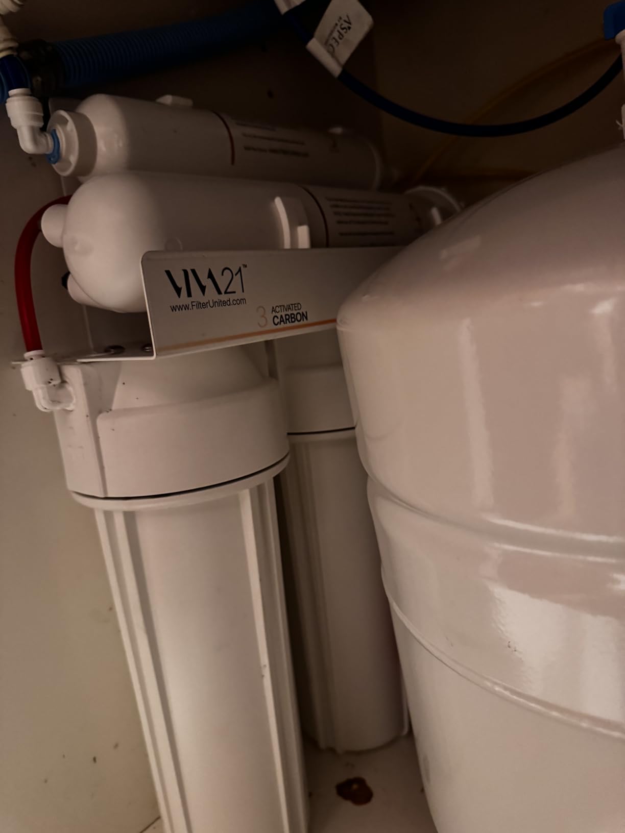 5-Stage Reverse Osmosis System - Premium Under Sink Water Filtration System, Lifetime Limited Parts Support customer photo 1