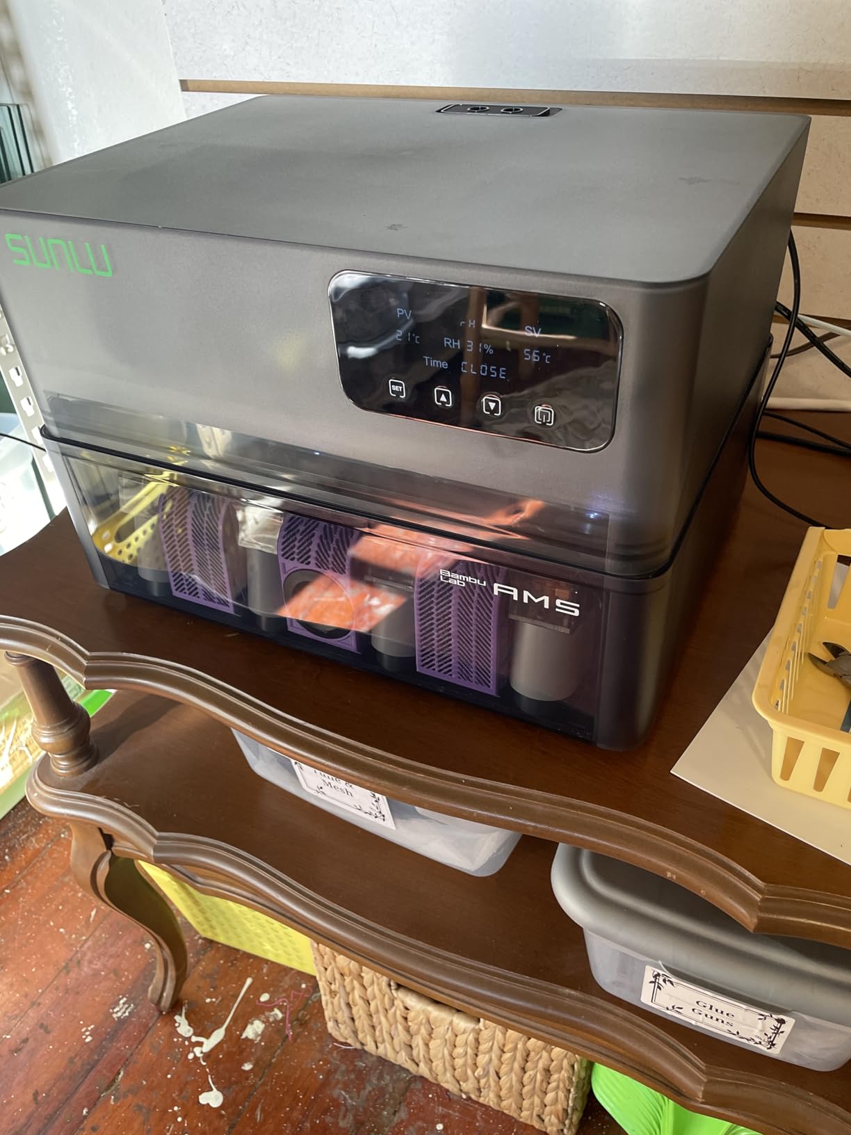 AMS Heater Upgrade for Bambu Lab AMS, Add Active Drying Function to Your AMS, Prevent Wet 3D Printer Filament & Clogs, Enables Drying while Printing, Easy Plug & Play Installation customer photo 2