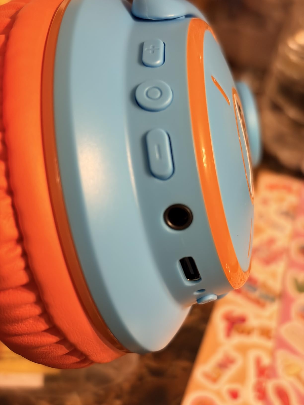 MIDOLA Kids Headphones Bluetooth 5.4 Wireless Volume Limited 85/94dB Hearing Protection Over Ear, 68 Hours Playtime Foldable with Cable Aux Wired Built-in Mic for Toddler Child Travel School Pink customer photo 1