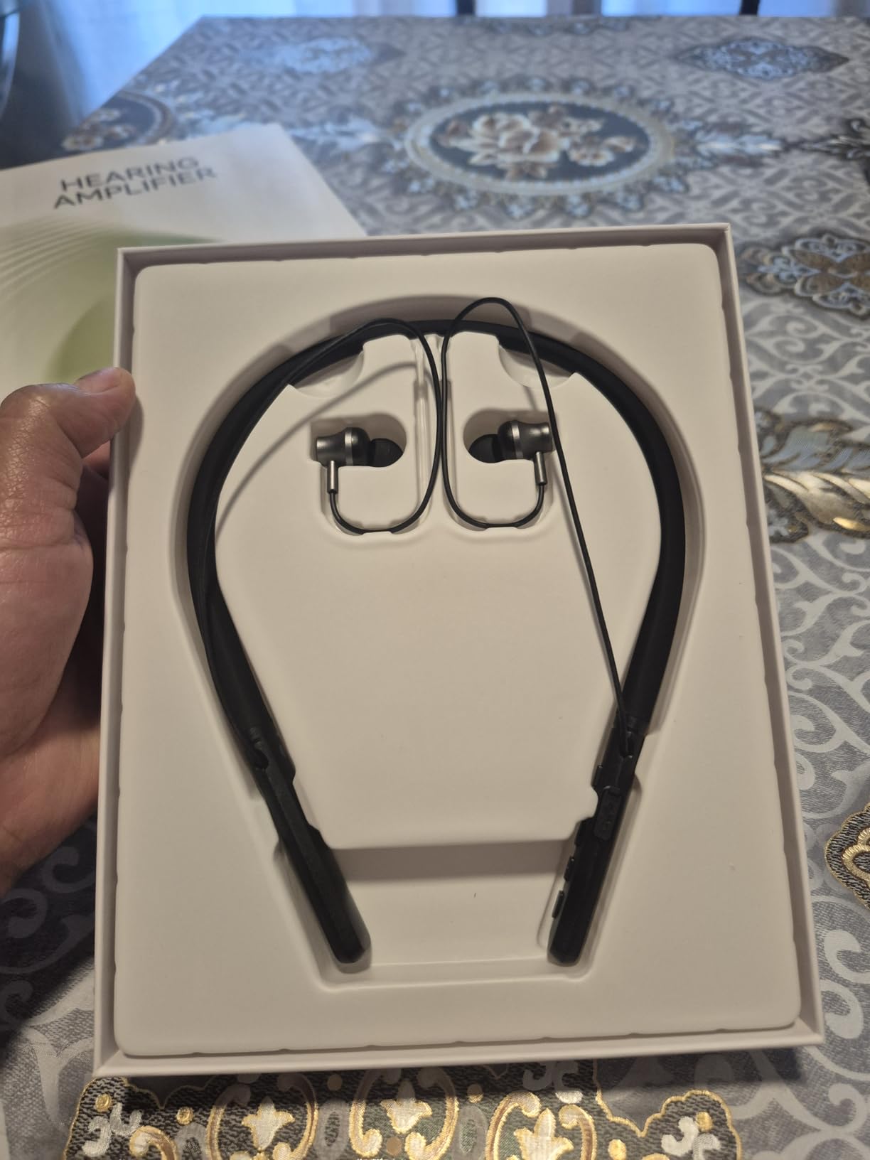 Hearing Aids for Seniors Hearing Amplifier Device, Neckband Hearing Aids Earphones for Elderly with Bluetooth customer photo 1