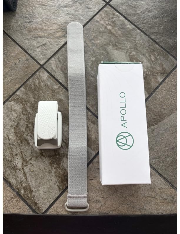 Apollo Neuro Wearable & 12-Month SmartVibes AI Membership - Sleep Aid & Stress Relief Device (Glacier) customer photo 1