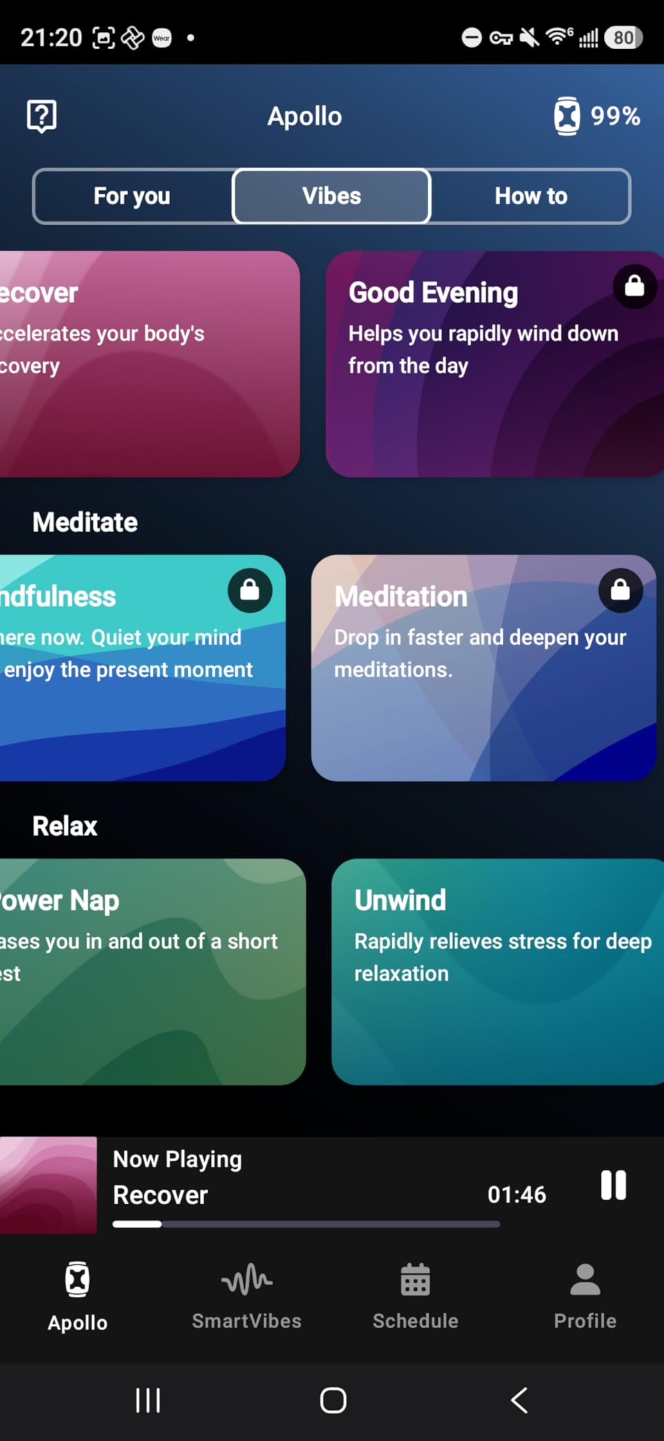 Apollo Neuro Wearable & 12-Month SmartVibes AI Membership - Sleep Aid & Stress Relief Device (Glacier) customer photo 2