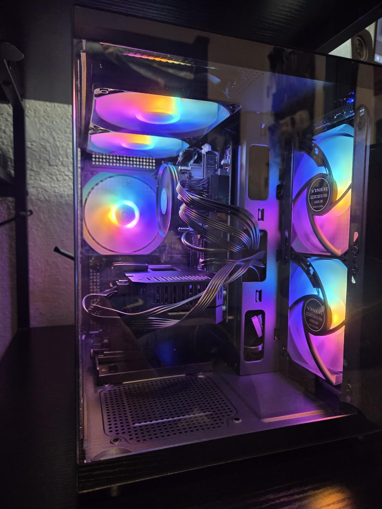 Prebuilt Gaming PC Desktop Computer,Intel Core i7 Desktop,Operating at A Frequency of 3.4-3.9 GHz,RX590 Graphics Card with 8GB GDDR5 Video Memory,16GB RAM, 512GB SSD,WiFi 5.0,RGB Fan x5 customer photo 2