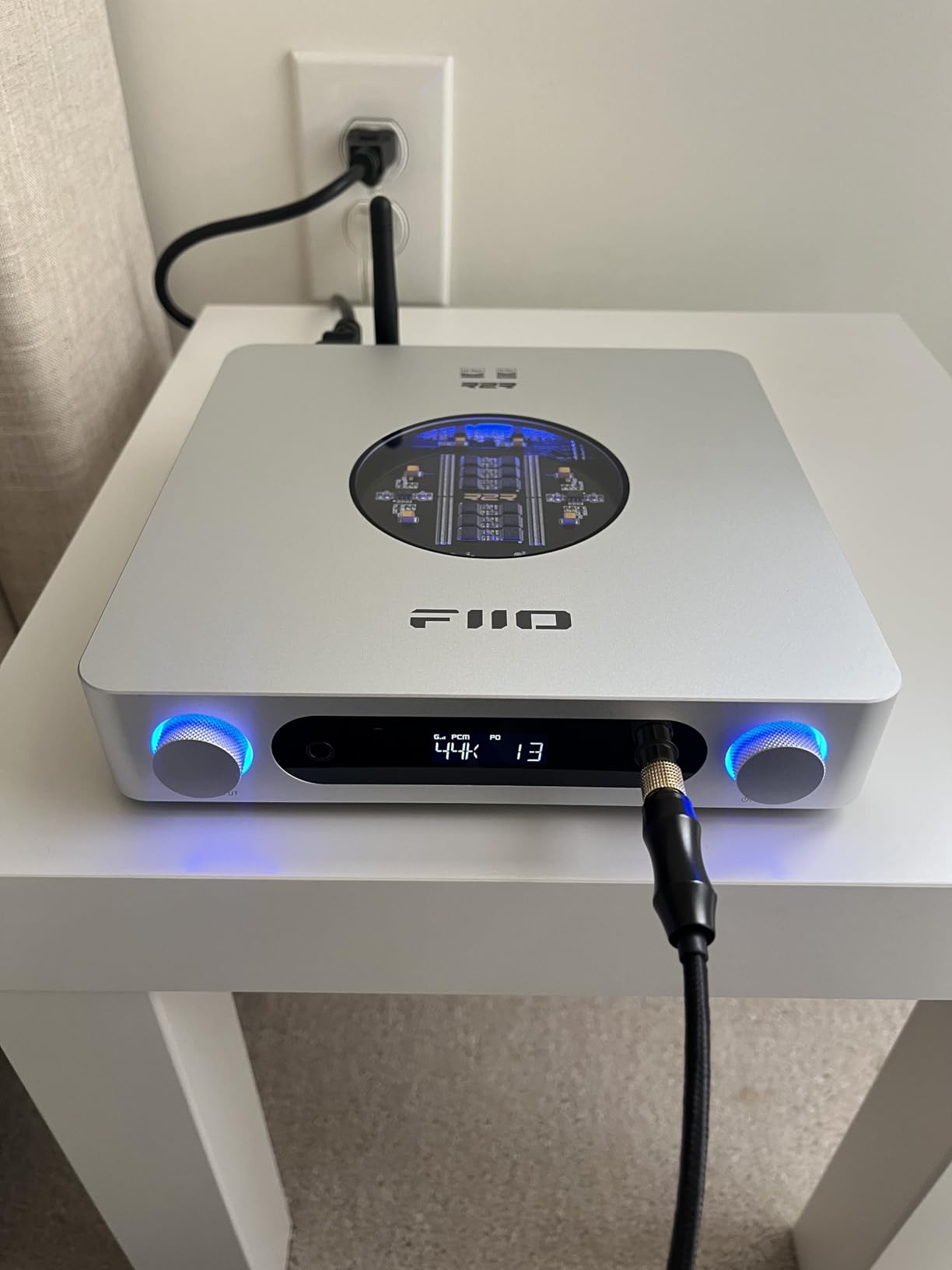 FiiO K13 R2R Desktop DAC & Headphone Amp, High-Fidelity 24Bit R2R DAC, Powerful 2400mW Output, LDAC Bluetooth Streaming, Dual Power Supply, 10-Band PEQ, Balanced XLR & RCA Audio Output (Black) customer photo 2