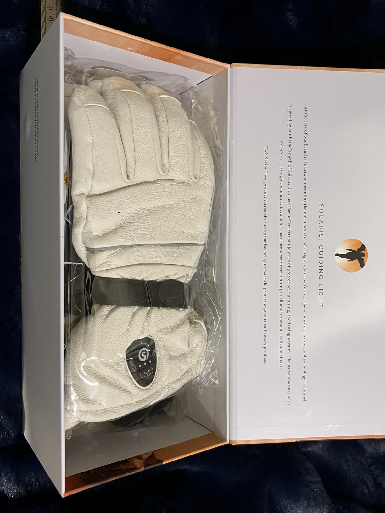 SAVIOR HEAT Heated Gloves for Men Women, EH 8 Pro Electric Leather Ski Gloves for Extreme Cold -5°F, Aero-Grade Aerogel 3M Insulation, 3000mAh Rechargeable Battery Waterproof for Skiers customer photo 1