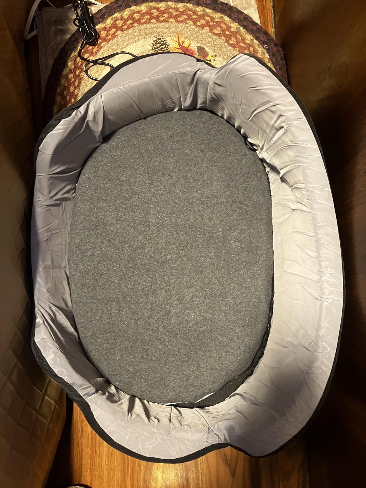 Self-Warming Heated Orthopedic Dog Bed with Dual-Side Comfort (Grey), Reversible Heating Pad for Cats & Small Pets, Waterproof and Machine Washable customer photo 1