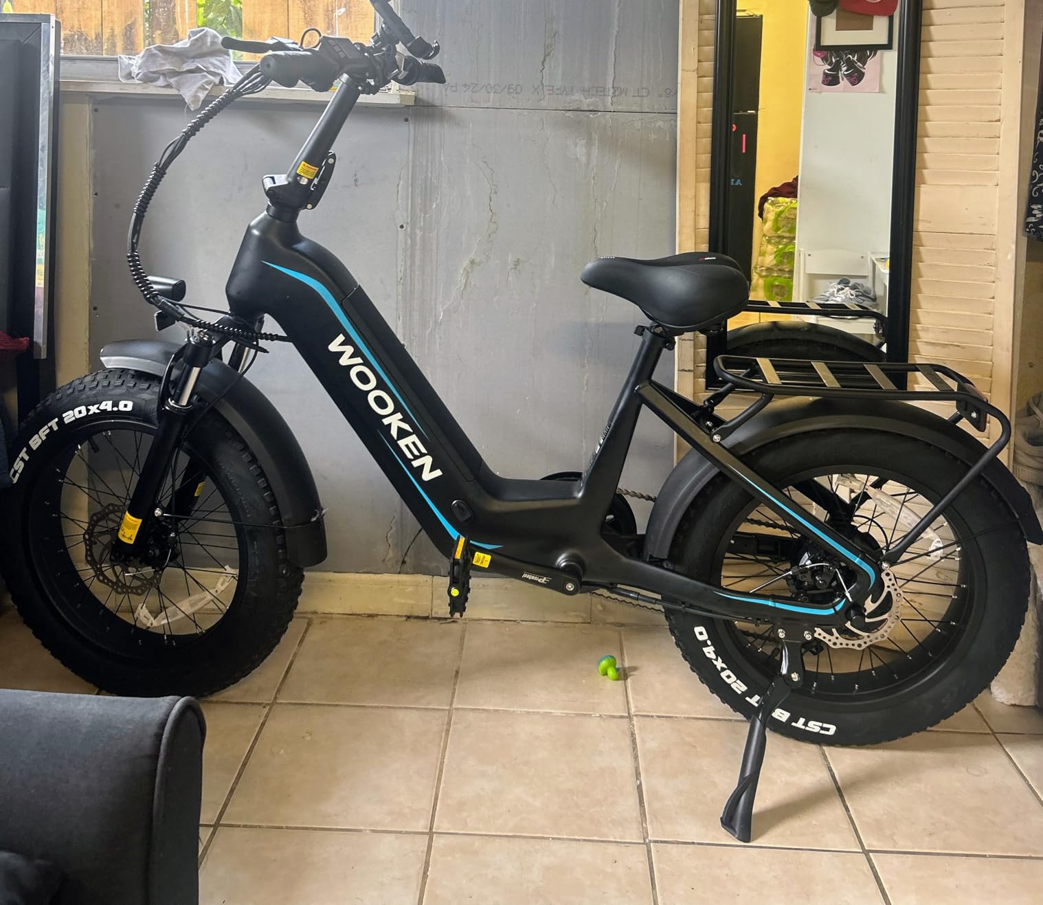 Wooken Electric Bike for Adults, Peak 1000W Motor Ebike,20