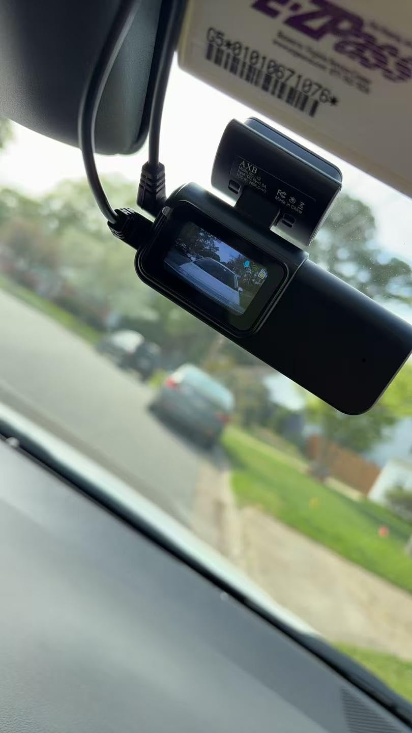 AXB Dash Cam Front and Rear: 4K+2.5K Dashcam with 5G WiFi APP Control & 64GB Card - Dual Dash Camera for Cars with 24H Parking Mode Night Vision Loop Recording Emergency Lock (V3) customer photo 1