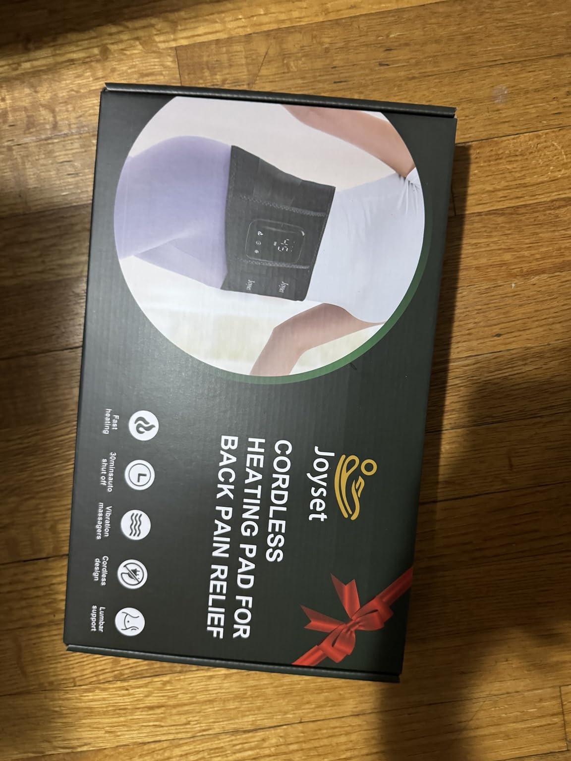 Joyset Cordless Heating Pad for Back Pain Relief,47-60