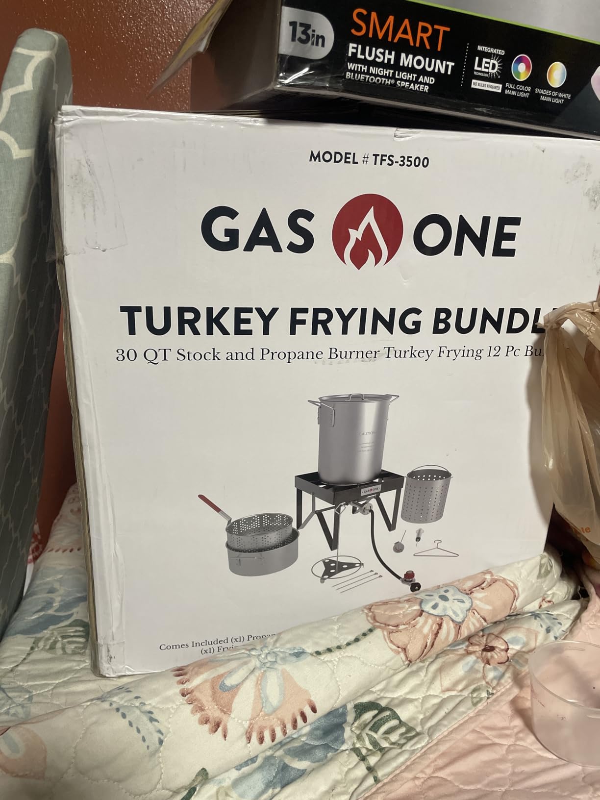 GasOne Large Turkey Fryer Set with Propane Burner - 30QT & 10QT Pots, Complete Set Outdoor Cooker for Turkey, Chicken, Crawfish, Crab, Shrimp customer photo 2