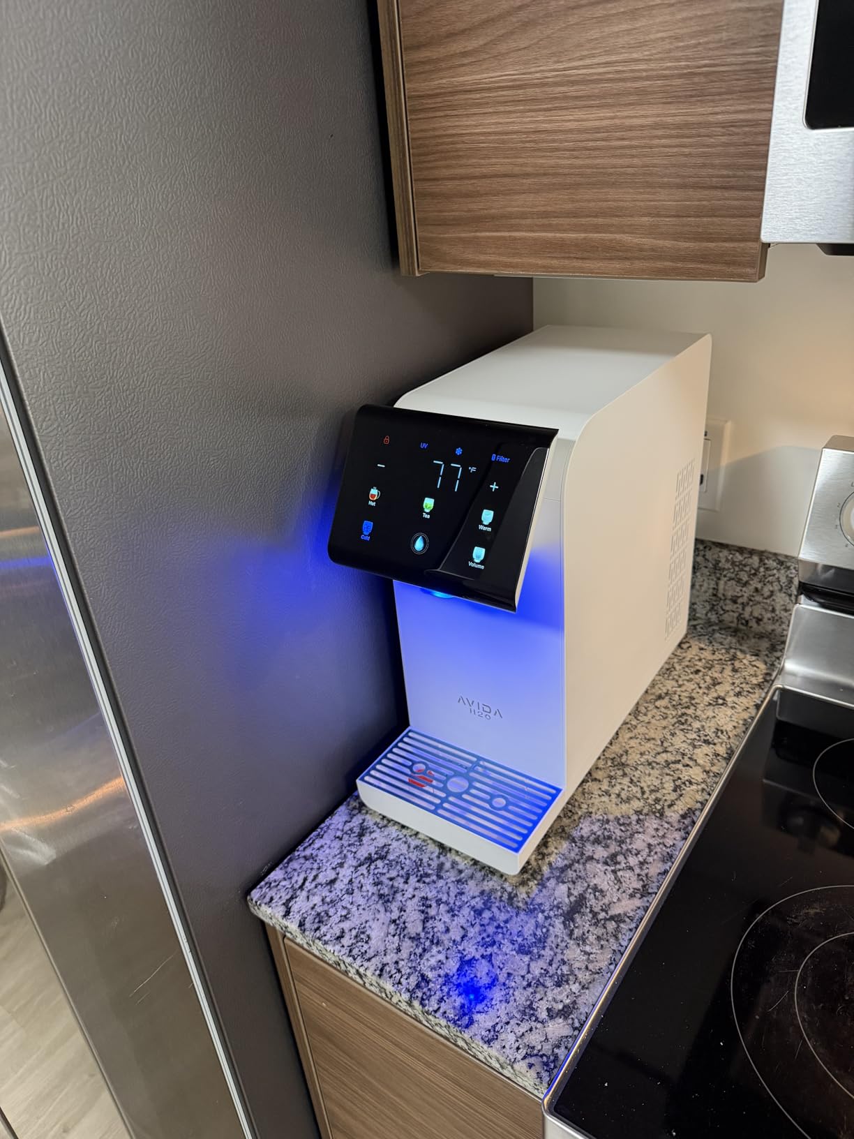 Ultra Instant Hot & Cold Water Dispenser - Bottleless Water Dispenser Countertop, Full Installation Kit, Quiet Multi-Stage Filtration + UV Sterilization - Black customer photo 1