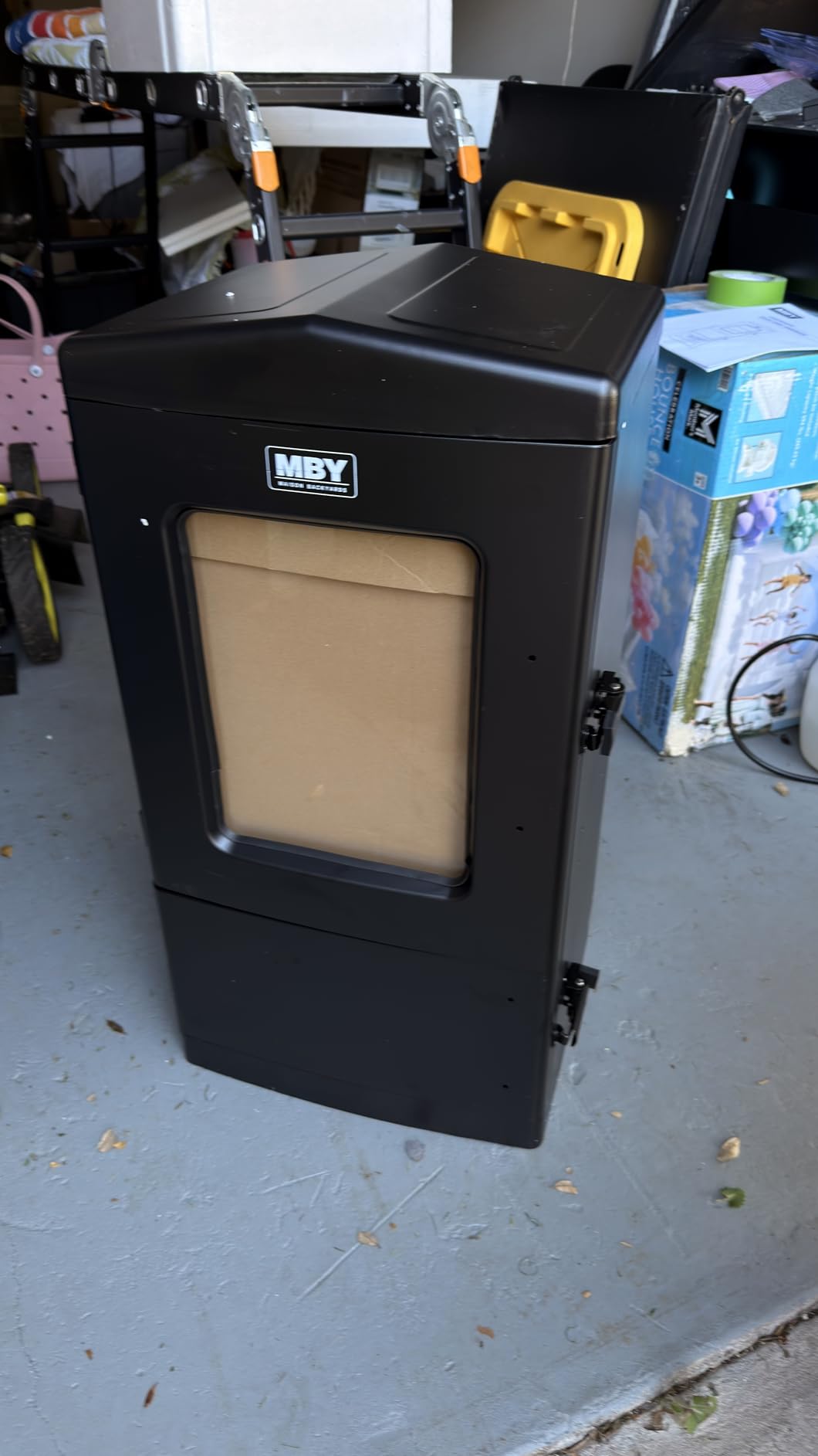 Vertical Electric Smoker with Cover & Meat Probe, BBQ Smokers with 4 Cooking Grates, 633 Sq.in Cooking Space, LED Temperature Control for Outdoor Cooking,Smoke Ribs,Brisket,Chicken customer photo 2