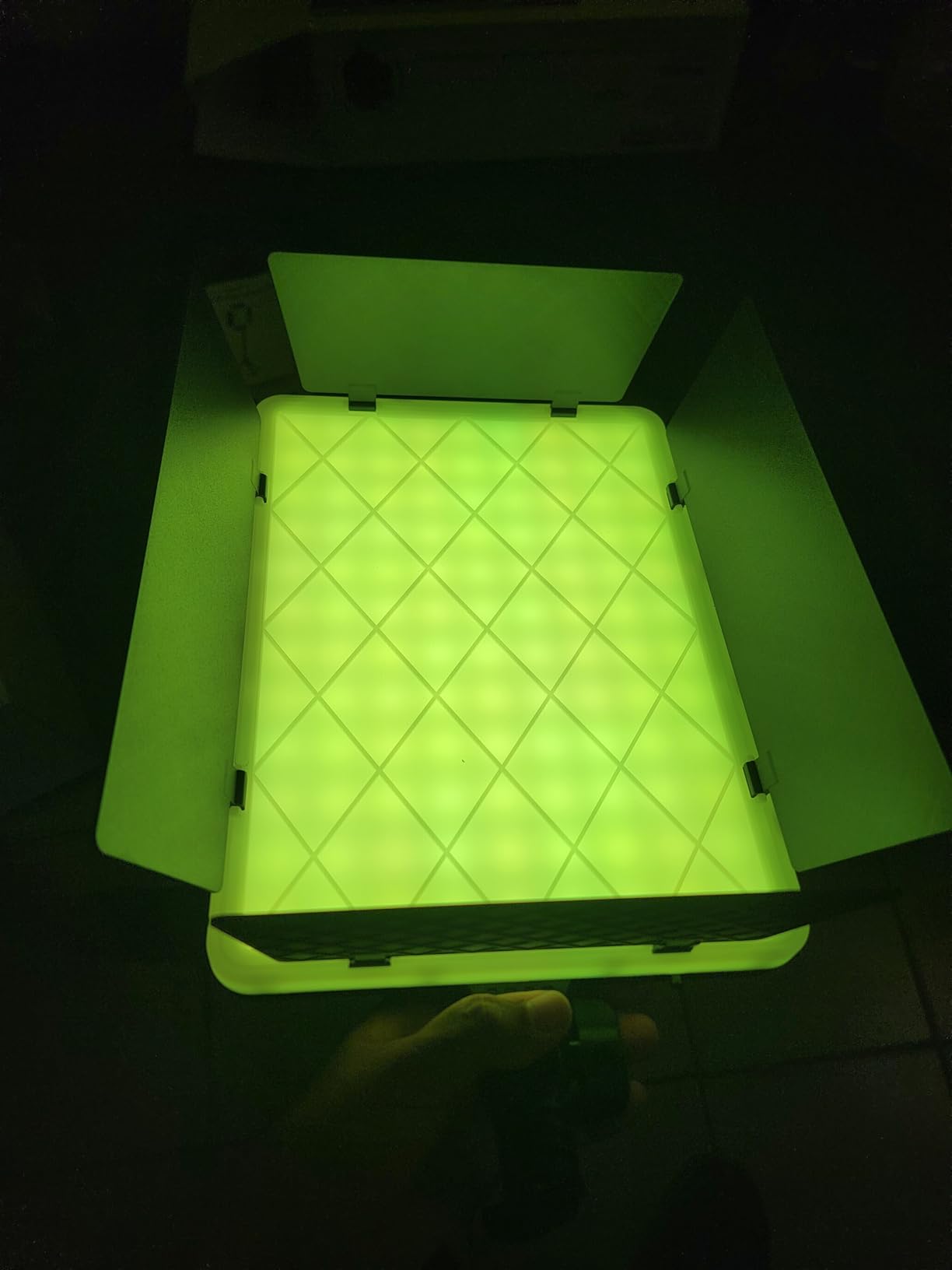 NiceVeedi 2-Pack RGB Photography Lighting with 20 Effects, 40W/360° Full Color/2700-6500K Studio Lights with Remote & Display, Video Light for Video Recording/Photography/Streaming/YouTube/TikTok customer photo 2