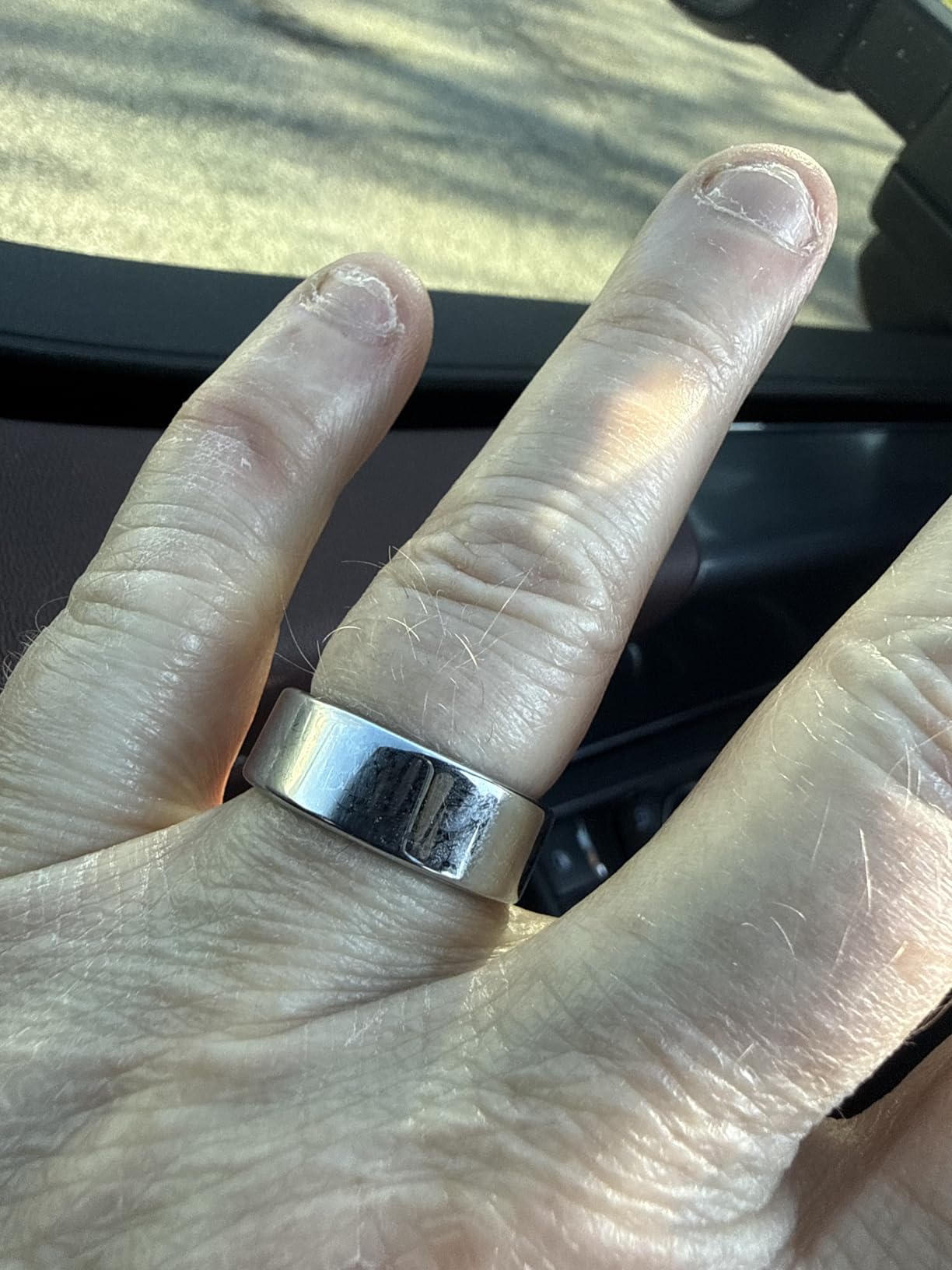 Smart Health Ring, Featuring Stress and Sleep Monitoring Functions, Compatible with iOS and Android, Waterproof Fitness Tracker customer photo 1