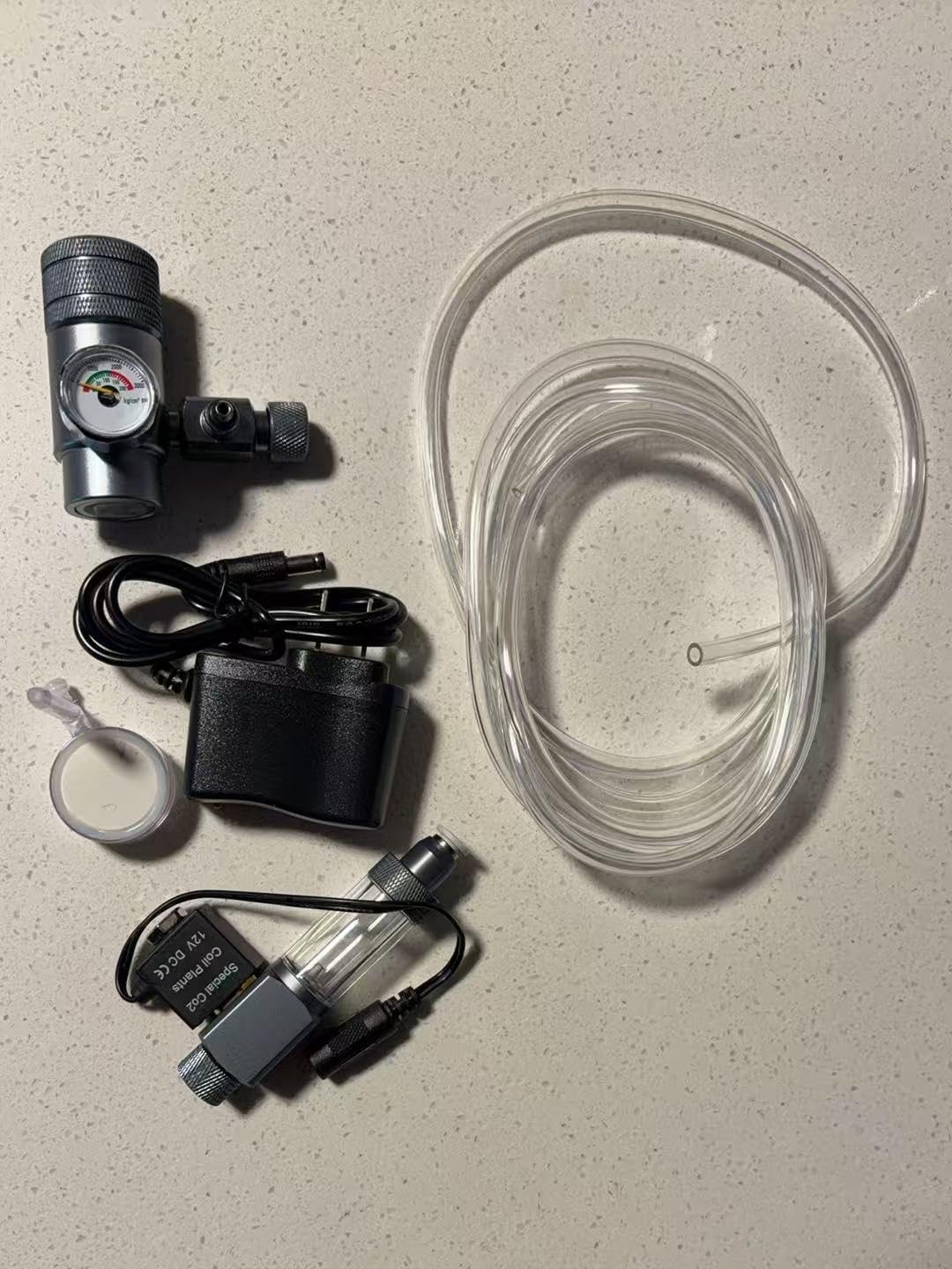 FZONE Aquarium CO2 Regulator Kit, Compact Aquarium CO2 System with Diffuser, Upgraded DC Solenoid and Bubble Counter Check Valve, for Establishing CO2 System in Aquatic Plant Tank customer photo 1
