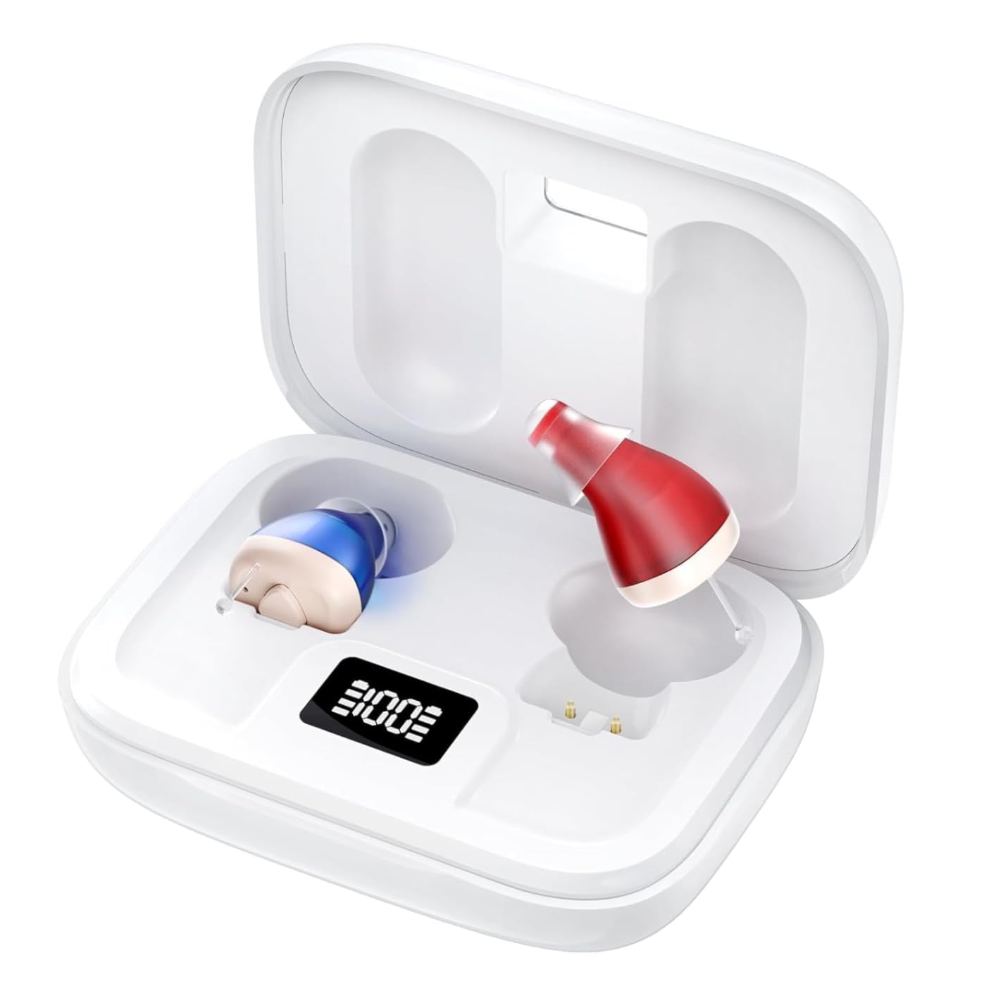 Rechargeable Hearing Aids for Seniors with 16-Channel Digital Chips for Feedback Suppression, Intelligent Noise Cancellation Clear Sound and Super-Mini Invisible Design Comfort Fit in Ear Canal & 7-Day Ultra Standby customer photo 2