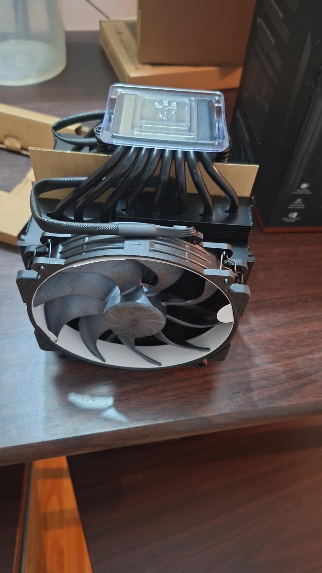 Noctua NH-D15 G2 chromax.Black Premium Dual Tower CPU Cooler for AMD AM5/AM4 and Intel LGA1851/LGA1700/LGA1200 (Black) customer photo 2