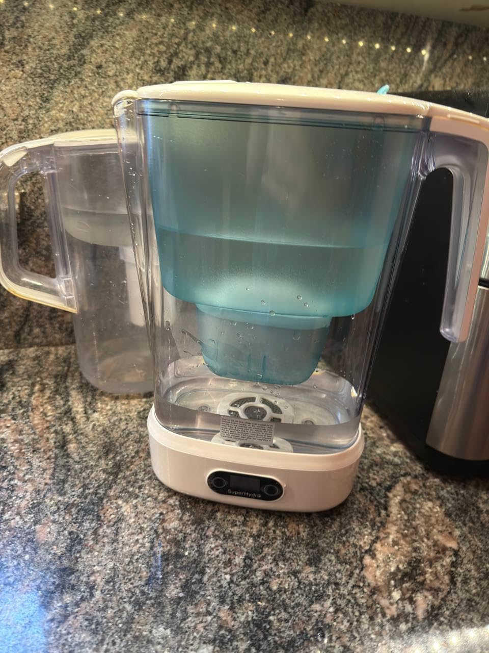 Hydrogen Water Filter Pitcher - BPA Free Rich Hydrogen Water Generator Electrolysis Jug with SPE/PEM. Removes 99% of Lead, Microplastics, PFAS & Chlorine - Advanced UltraFiltration Technology customer photo 1