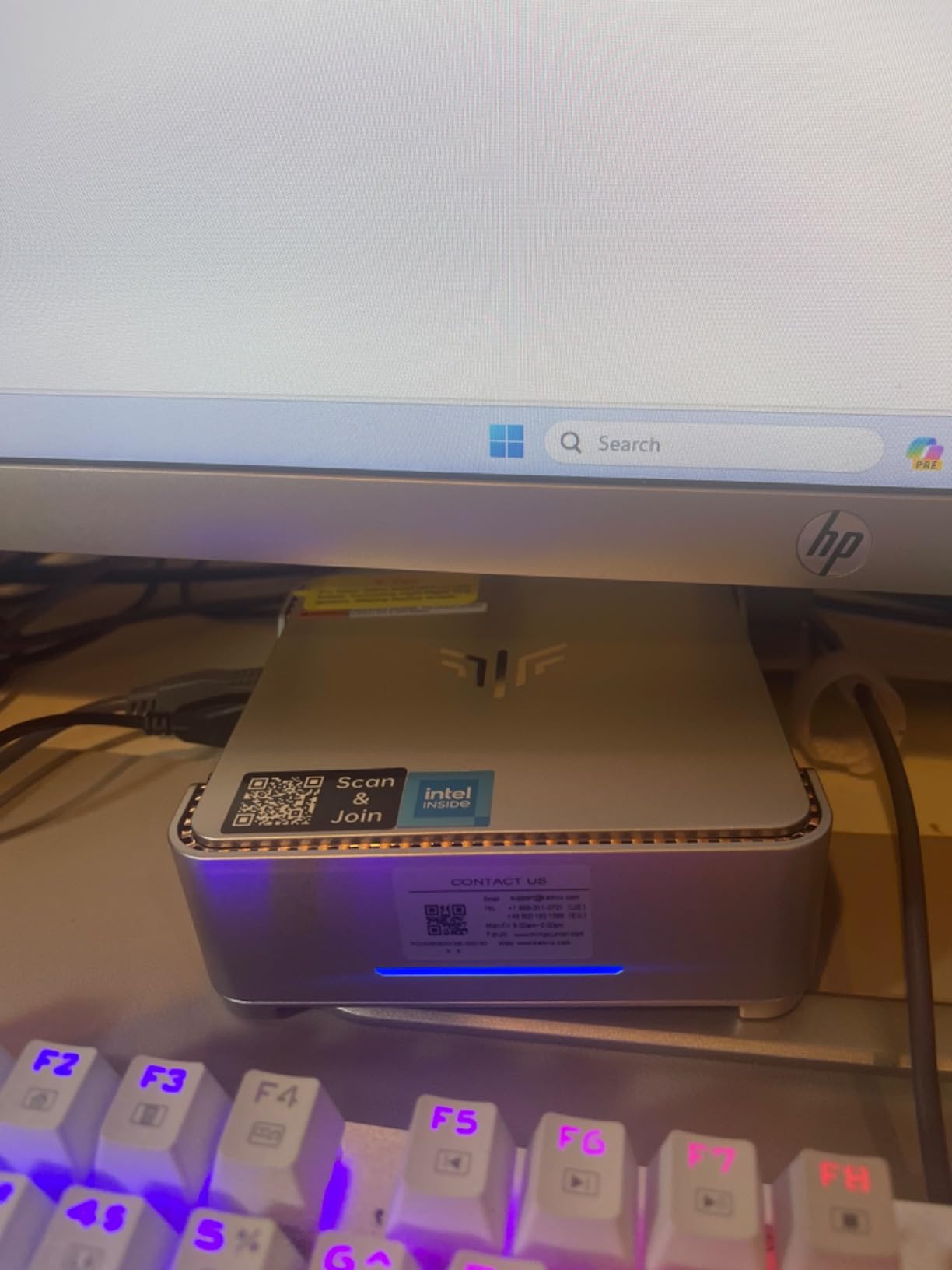 KAMRUI Hyper H2 Mini PC Windows 11 pro, Intel Core 14450HX Mini Computers (10C/16T, 4.8GHz), 32GB RAM 1TB PCle4.0 SSD Micro Desktop PC, Triple 4K Display, USB-C, WiFi6, BT5.2, Business Office Home customer photo 1