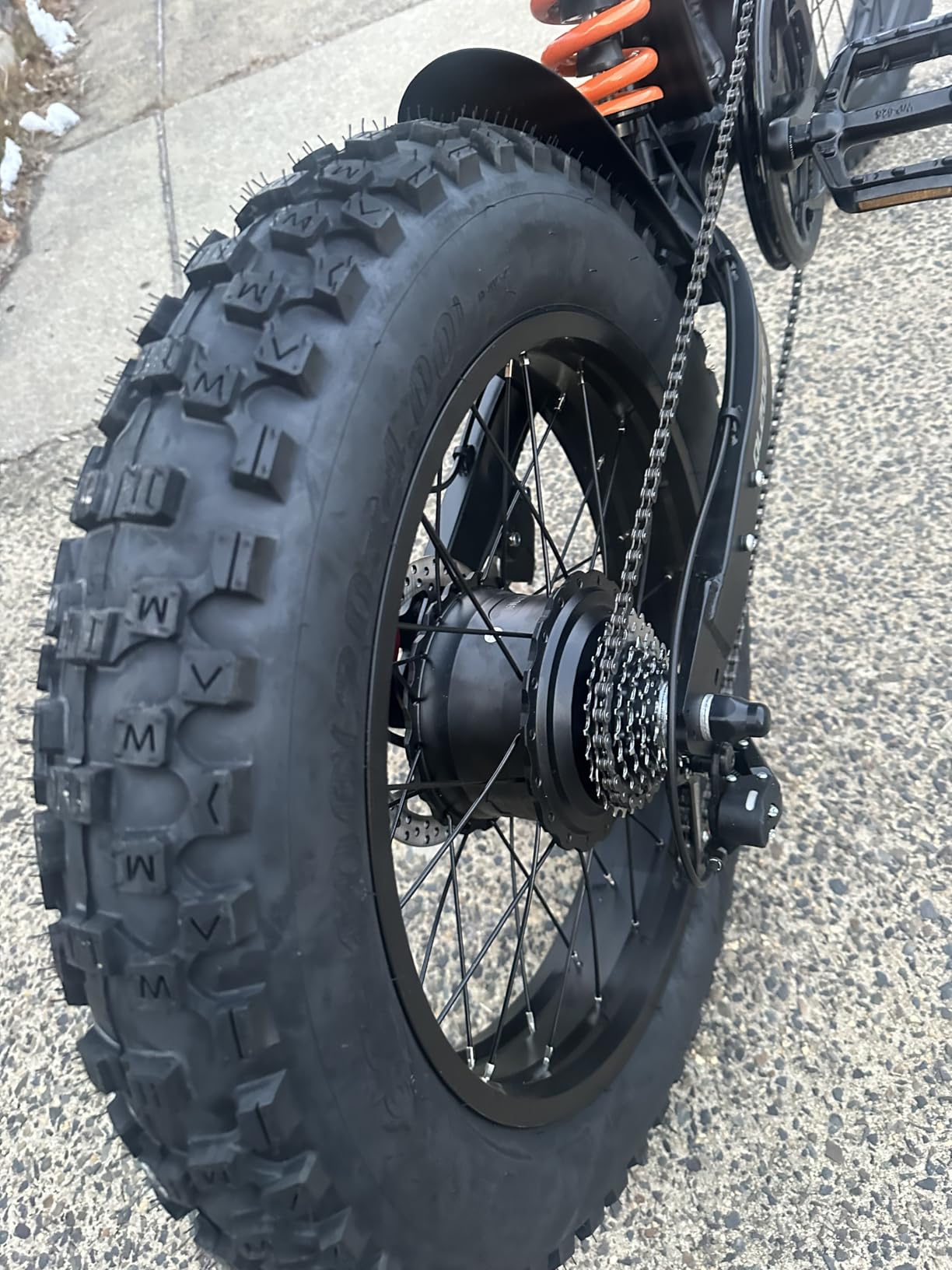 Electric Bike for Adults-3000W/5000W Peak, 60V 32/36AH Battery, 40/45MPH 100 Miles Long Range Ebike, Fat Tire 20Inch, 7-Speed Hydraulic Brake, Electric Dirt Bike Snow Commuter customer photo 1