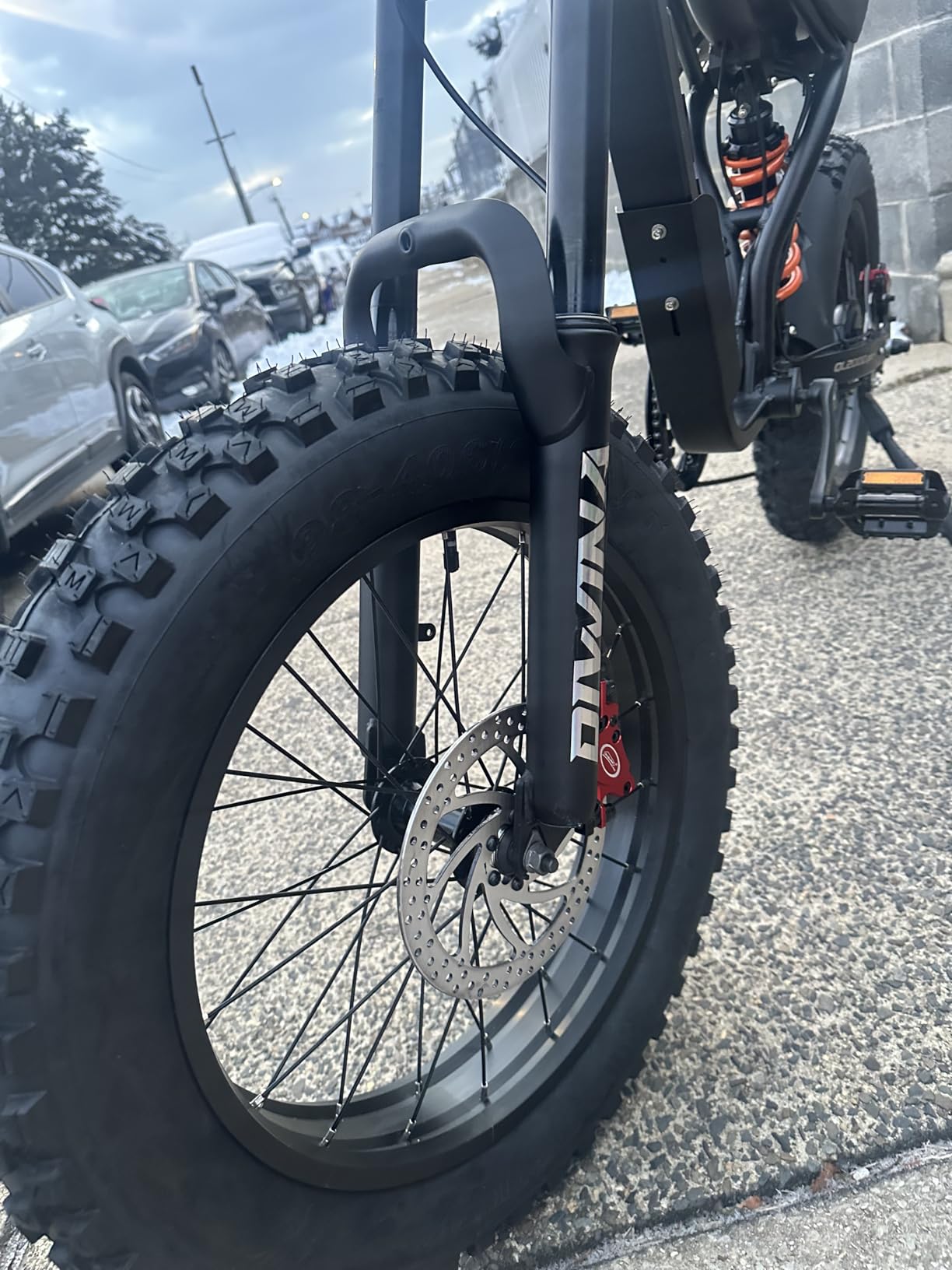 Electric Bike for Adults-3000W/5000W Peak, 60V 32/36AH Battery, 40/45MPH 100 Miles Long Range Ebike, Fat Tire 20Inch, 7-Speed Hydraulic Brake, Electric Dirt Bike Snow Commuter customer photo 2