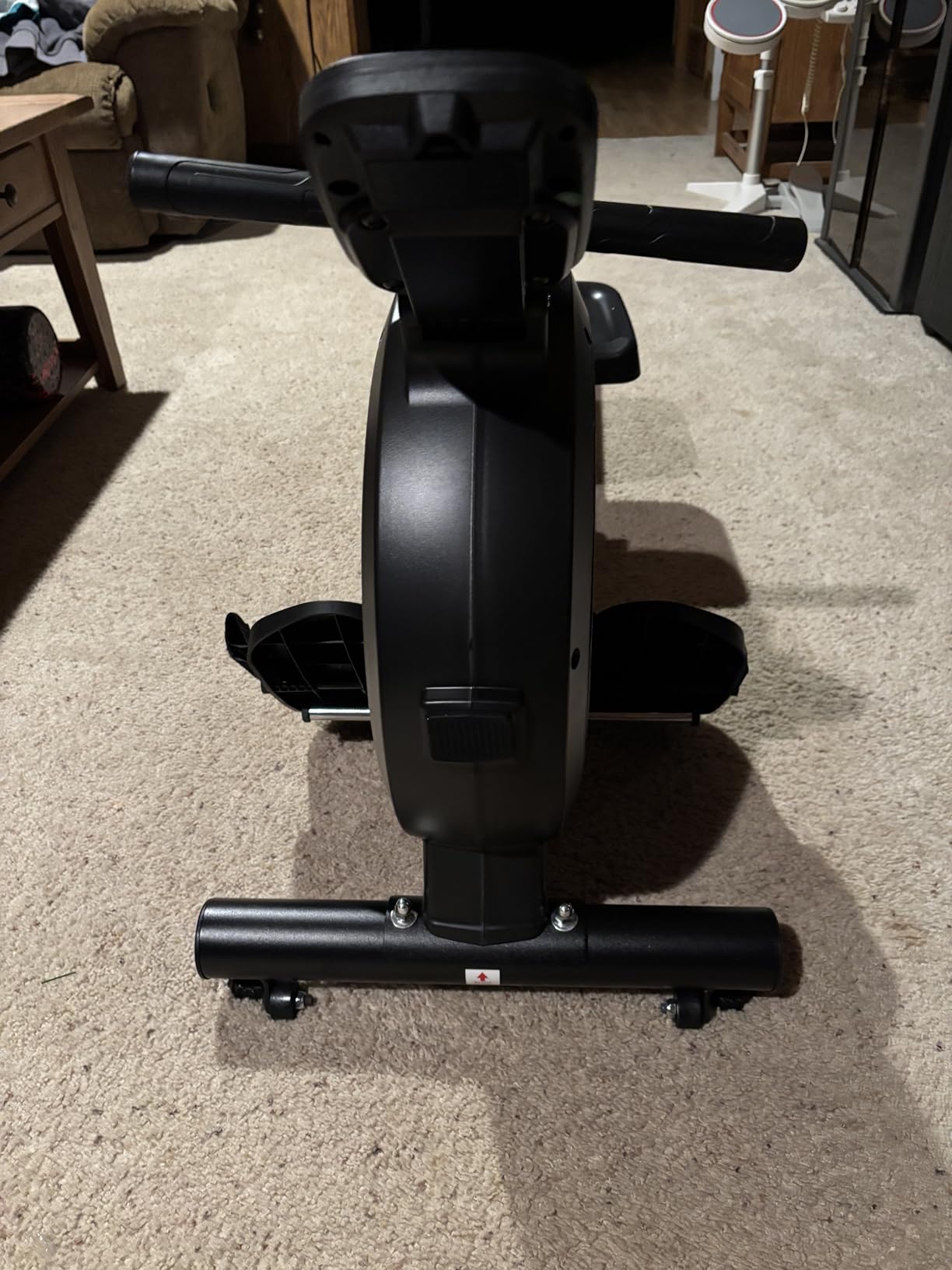 Rowing Machine for Home, Magnetic Rower Machine, 350 LB Weight Capacity, 16-Level Silent Resistance Row Machine for Gym Exercise Full-Body Workout Compact Rower with LCD Monitor Tablet Holder customer photo 2