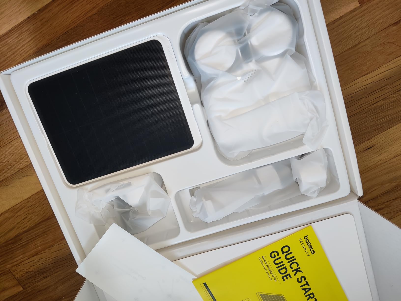 Baseus X1 Pro Dual-Tracking Solar Security Camera Outdoor Wireless, Dual 3K AI Cameras, 300° Pan, Color Night Vision, 8× Zoom, Local Storage up to 512GB, IP65, No Subscription customer photo 2