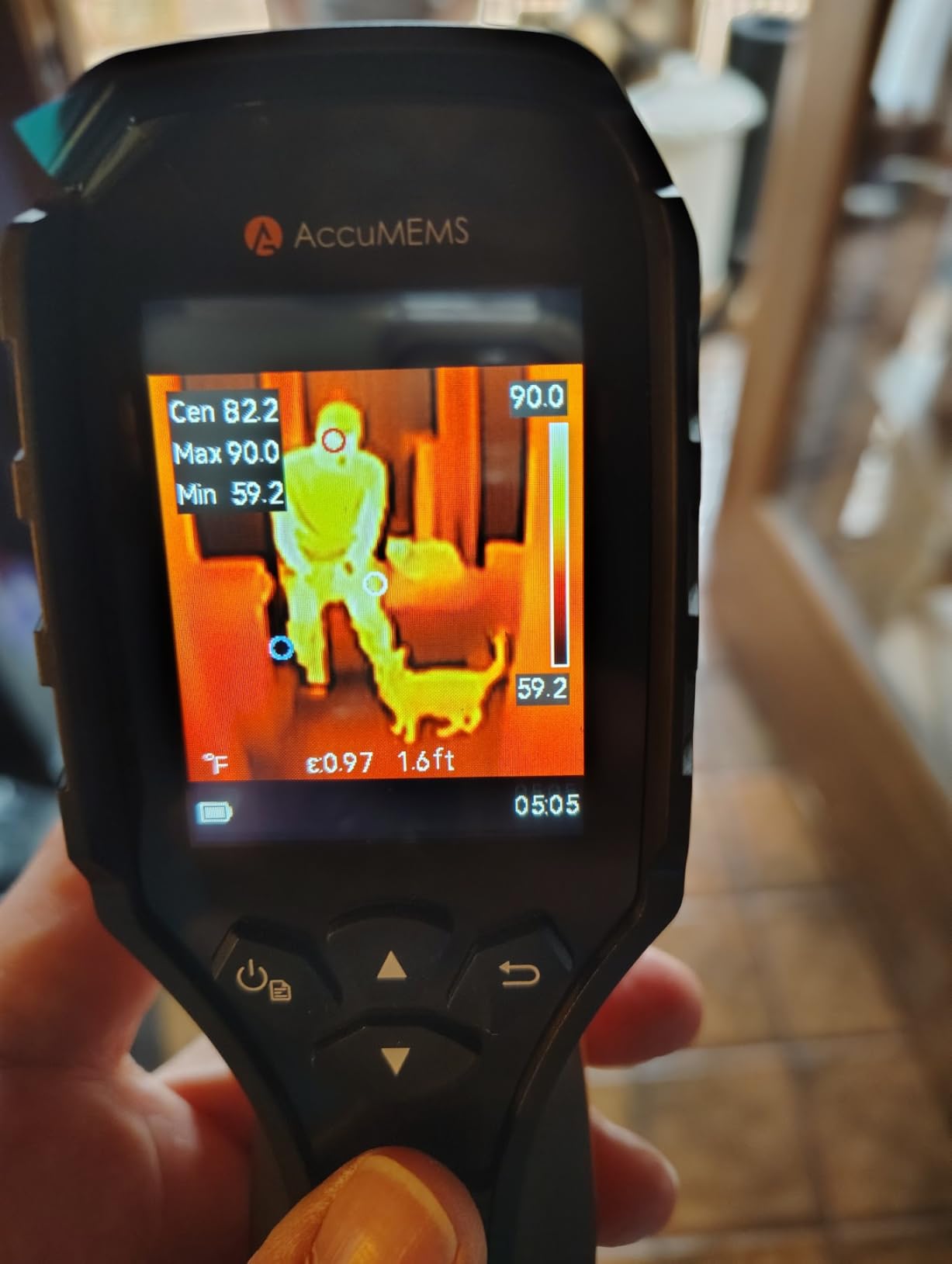 GT14S Thermal Imaging Camera with Thermometer Mode, Ultra-Light 240g, -4°F~1022°F Range, 14H Runtime, Live Tracking with Edge-Enhanced Display, Infrared Camera for HVAC/Electrical Inspection customer photo 2