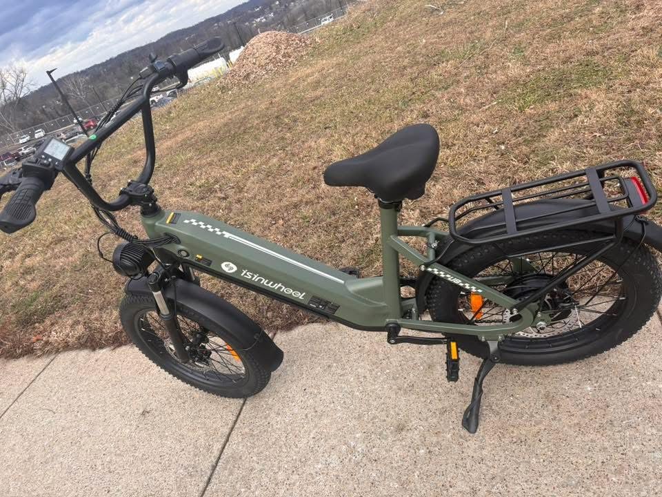 Electric Bike for Adults,1000W Peak Motor Ebike,Max 28MPH 105Miles PAS Range Electric Bicycle,48V 18AH Integrated Battery Commuting 20
