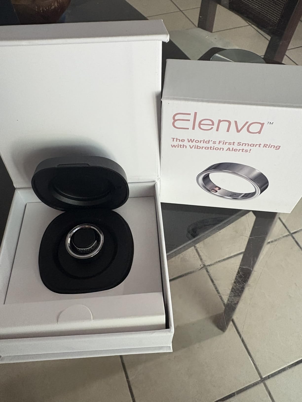 Smart Ring Health Tracker 5ATM Waterproof Sport Ring Exclusive Vibration Alerts Titanium Blood Oxygen/Sleep/Emotional Management Women Cycle Prediction customer photo 1