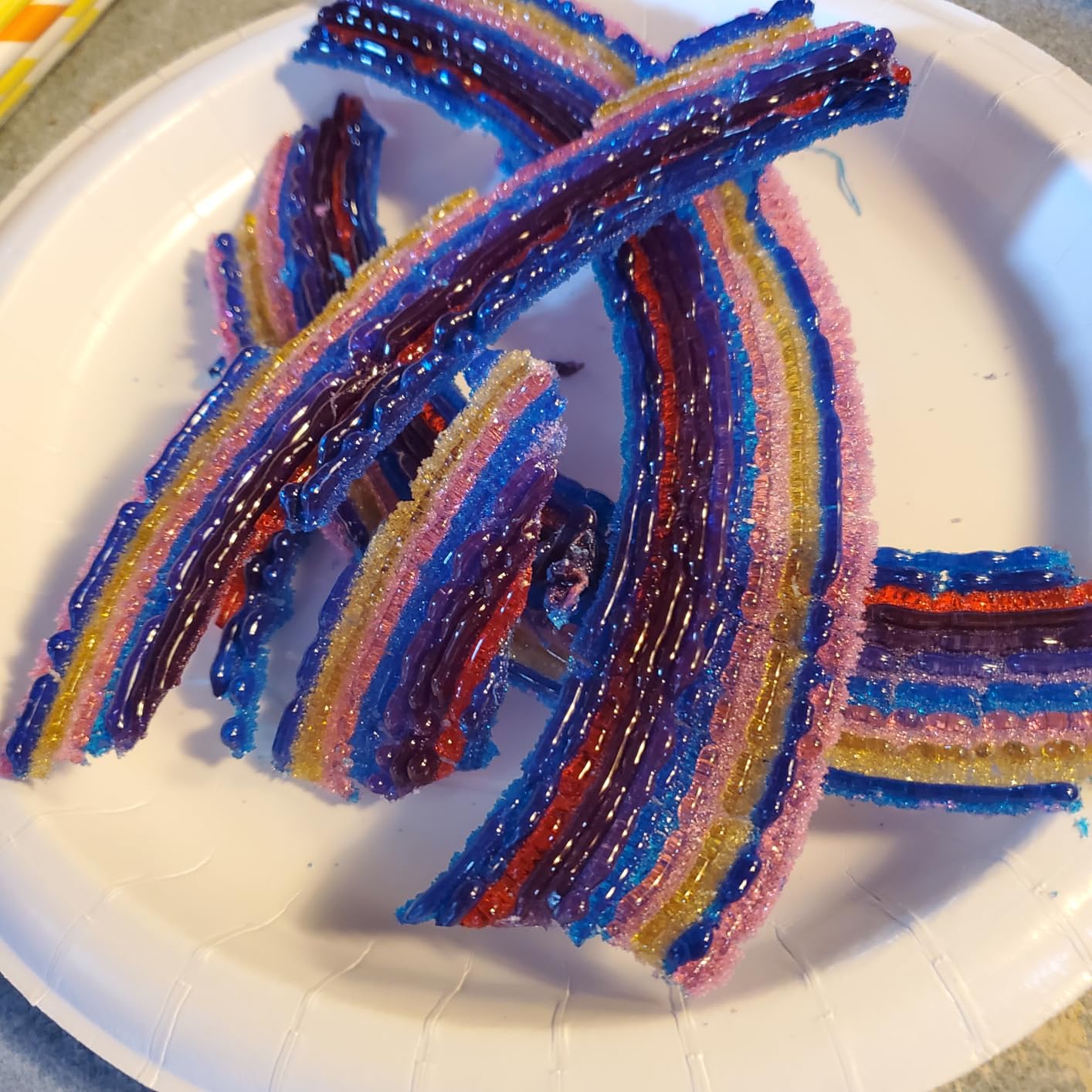 Nostalgia Countertop Cotton Candy Machine - Use Normal or Sugar-Free Candy or Flossing Sugar - Includes 2 Reusable Cones and Measuring Scoop - Aqua customer photo 1