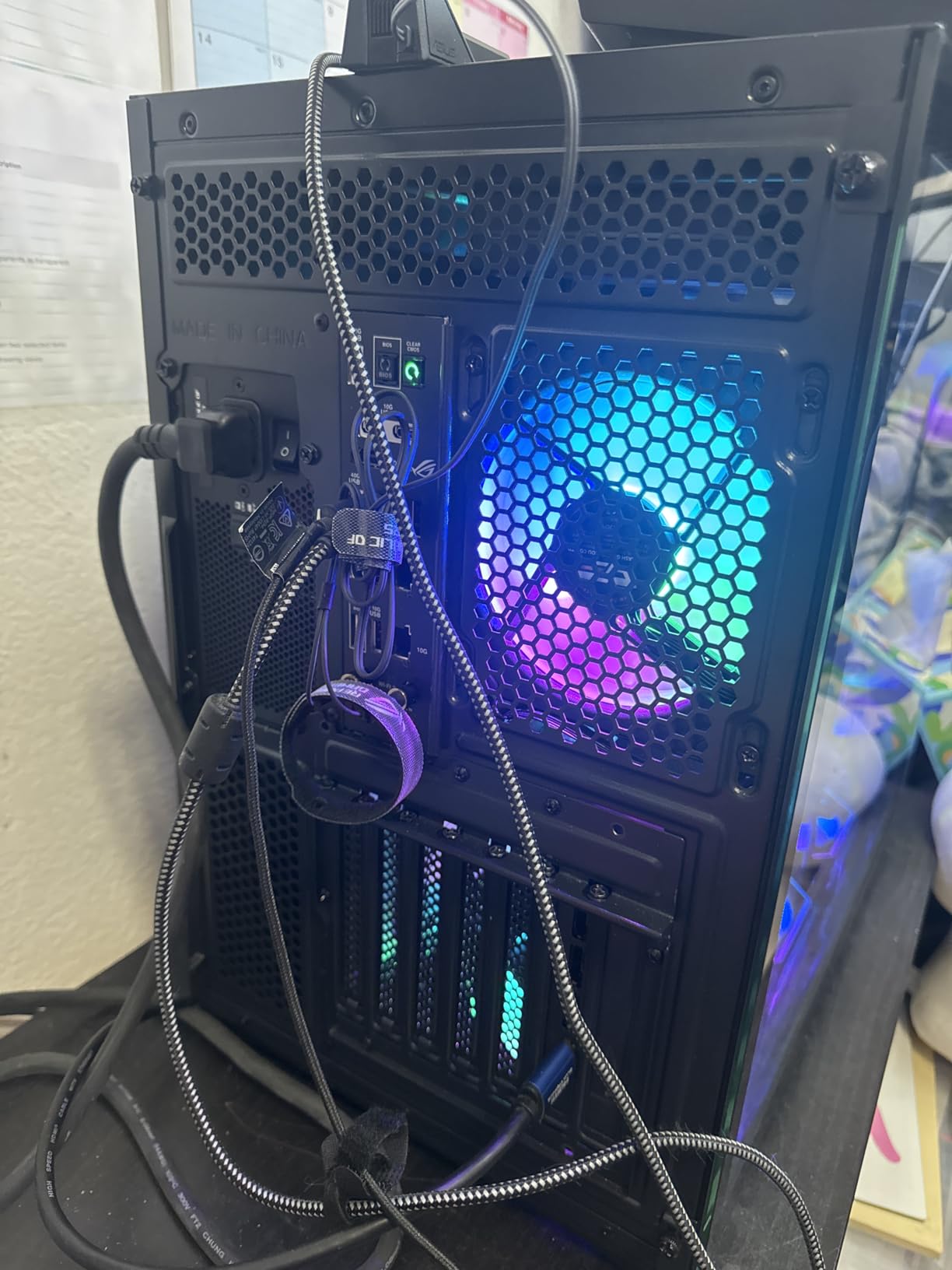 darkFlash C280 E-ATX Full-Tower PC Gaming Case, 7×ARGB Fans Included, 270° Tempered Glass, Reverse Connection Motherboard Compatible, Supports RTX 5090 up to 420mm, 360mm Radiator Support, Black customer photo 2