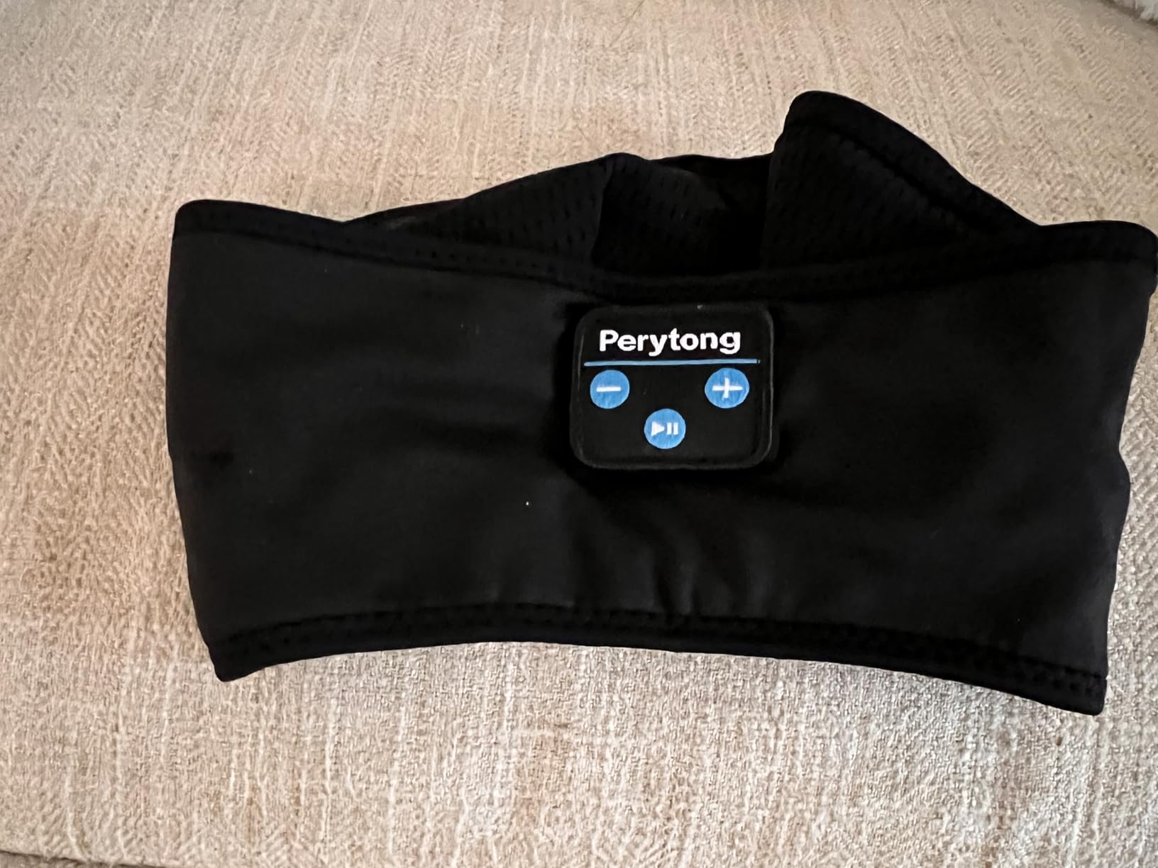 Perytong Sleep Band Headphones, Sleeping Bluetooth 5.4 Headphones for Side Sleepers, Over-Ear Earphones with Ultra-Thin Stereo Speakers, Soft Sleep Mask Sports Headband for Men Women, Gadgets customer photo 2