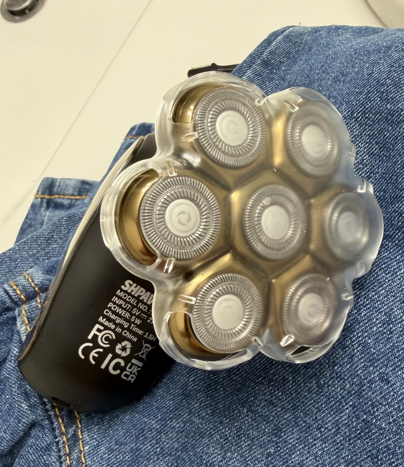 SHPAVVER Electric Razors for Women Legs: Rechargeable Electric Shavers for Body - Waterproof Wet Dry Hair Remover for Lady Face Underarms Public (Glossy Pink) customer photo 2