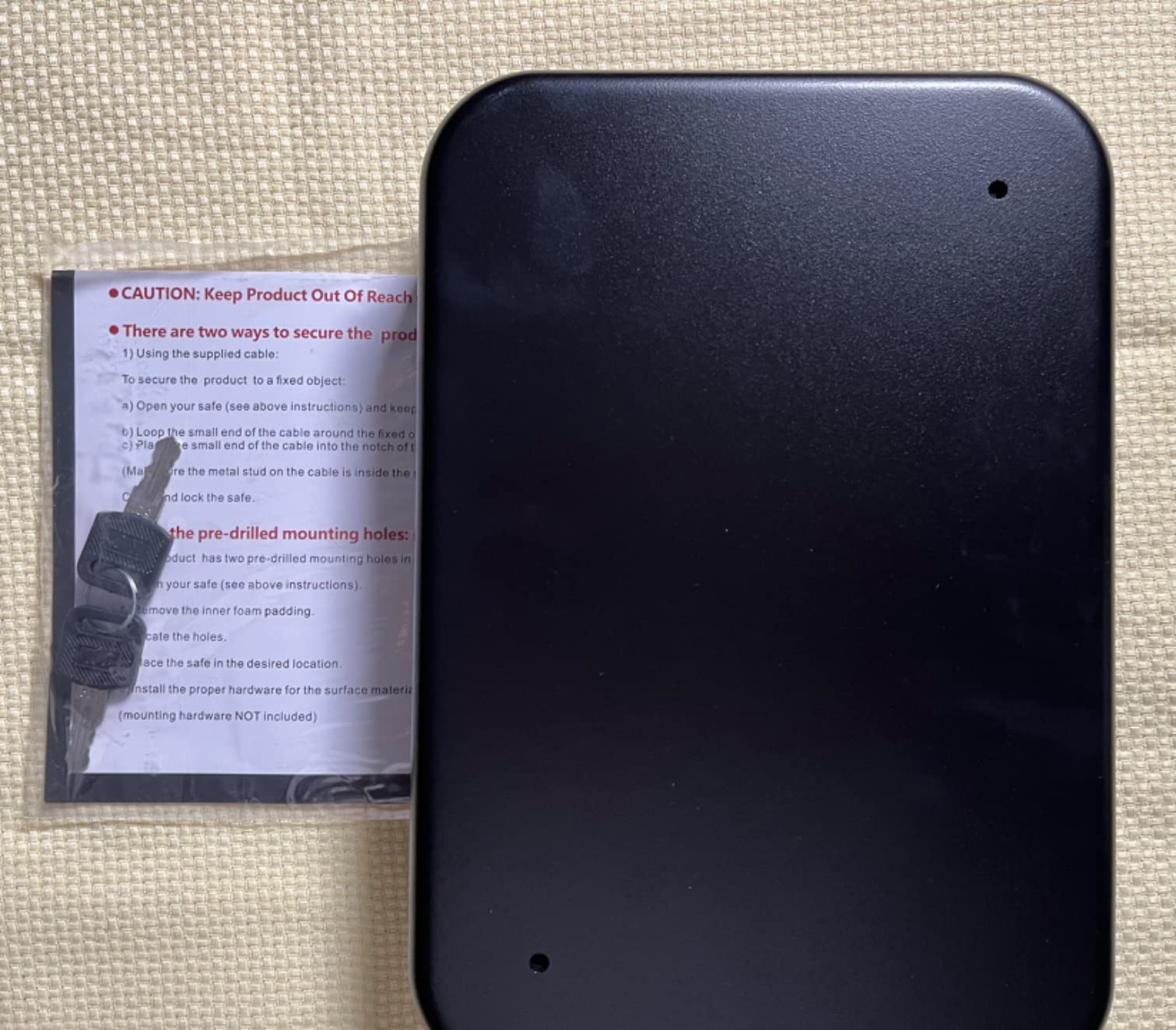 5.3 Cub Large Safes for Home Use Fire and Water Proof, Security Digital Fireproof Safe Box with Programmable Keypad, Spare Keys & Removable Shelf, Anti-Theft Document Safe for Money Medicine Valuables customer photo 1