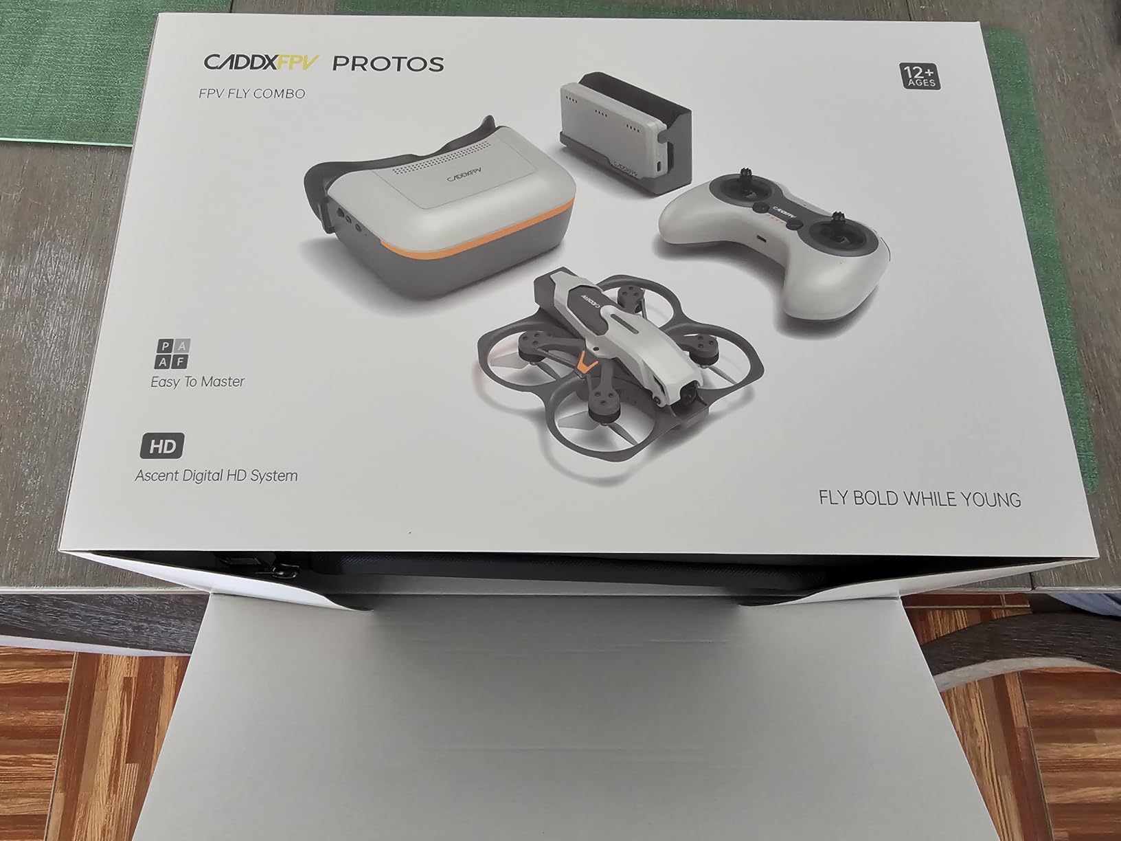 CADDXFPV Protos FPV Drone RTF Kit, Built-in Walksnail 6g VTX, 1080p/60fps HD Digital Video Transmission, 4.5