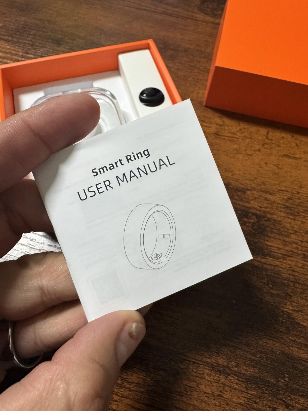 Smart Ring for Women Men, Sleep Tracking Wearable, Fitness Tracker Ring with Step/Heart Rate/Blood Oxygen/Distance/Calorie, Clock Vibration, No Subscription Fee, 5ATM Waterproof, iOS&Android(Black 13) customer photo 2