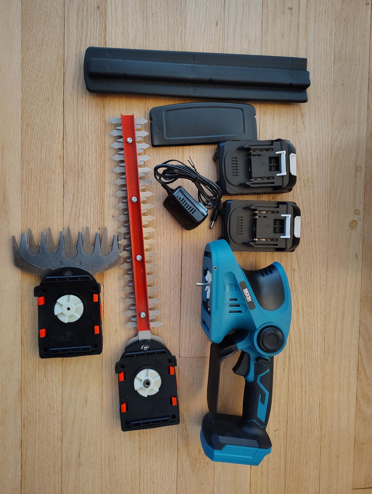 SEESII 20V Pole Hedge Trimmer Cordless, 16