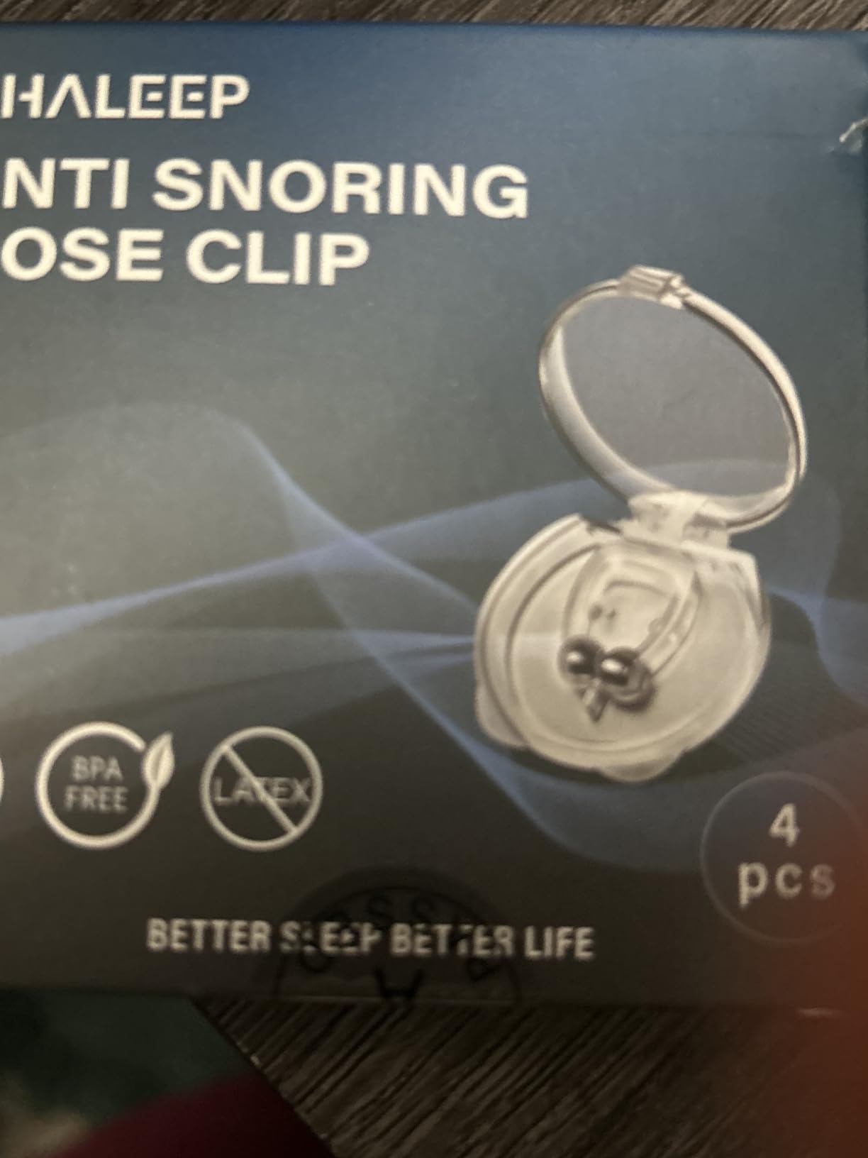 Anti Snoring Devices, Snore Stopper with Adjustable Magnet, Silicone Nose Clip Stop Snoring, Effective to Relieve Snoring, Snoring Solution for Comfortable and Quieter Sleep, Clear, M customer photo 1