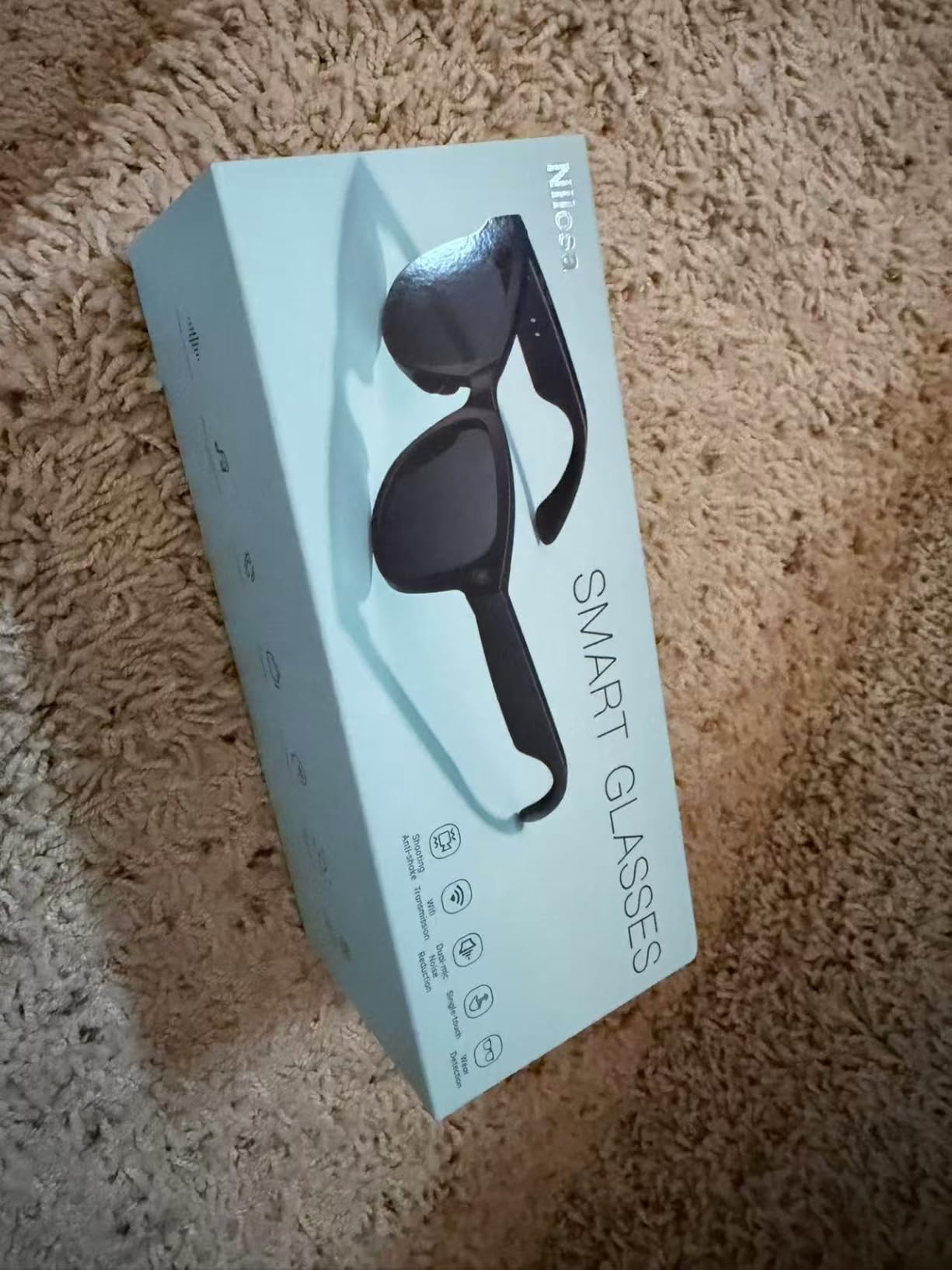 AI Smart Glasses with 8MP 4K Camera Glasses, 2026 1200P Video Recording Glasses for Women & Men, 139 Languages Real-Time Translation, Voice Assistant, Open-Ear Audio for Travel, Meetings & Vlogging customer photo 2