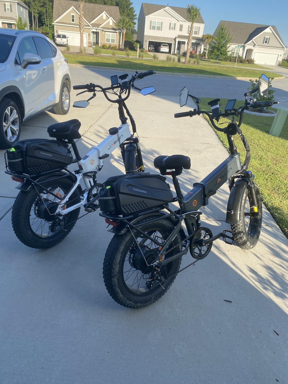 Jasion X Hunter/PRO Electric Bike for Adults,1800W/1400W Peak 20''Fat Tire Foldable Ebike,Folding E Bike Up to 80/70 Miles Range,720/624WH Removable Battery,30 MPH E Bike,Certified by UL2849 customer photo 2