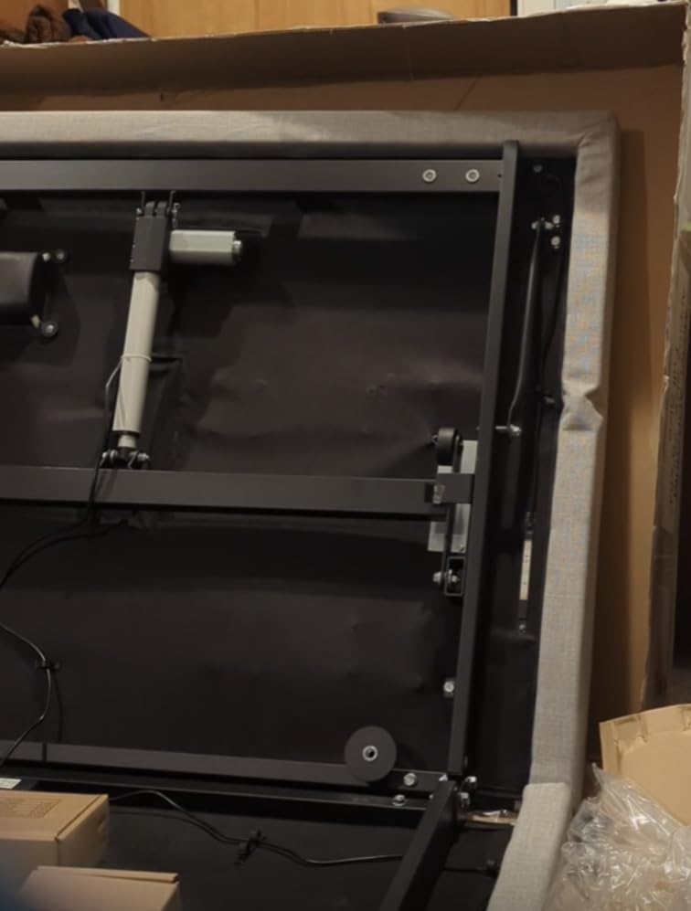 Premium Split King Adjustable Bed with 14 Inch Copper Gel Memory Foam Mattress, Massage, Zero Gravity, Anti-Snore, Programmable Memory Positions, USB, Underbed Lighting, Zero Clearance customer photo 1