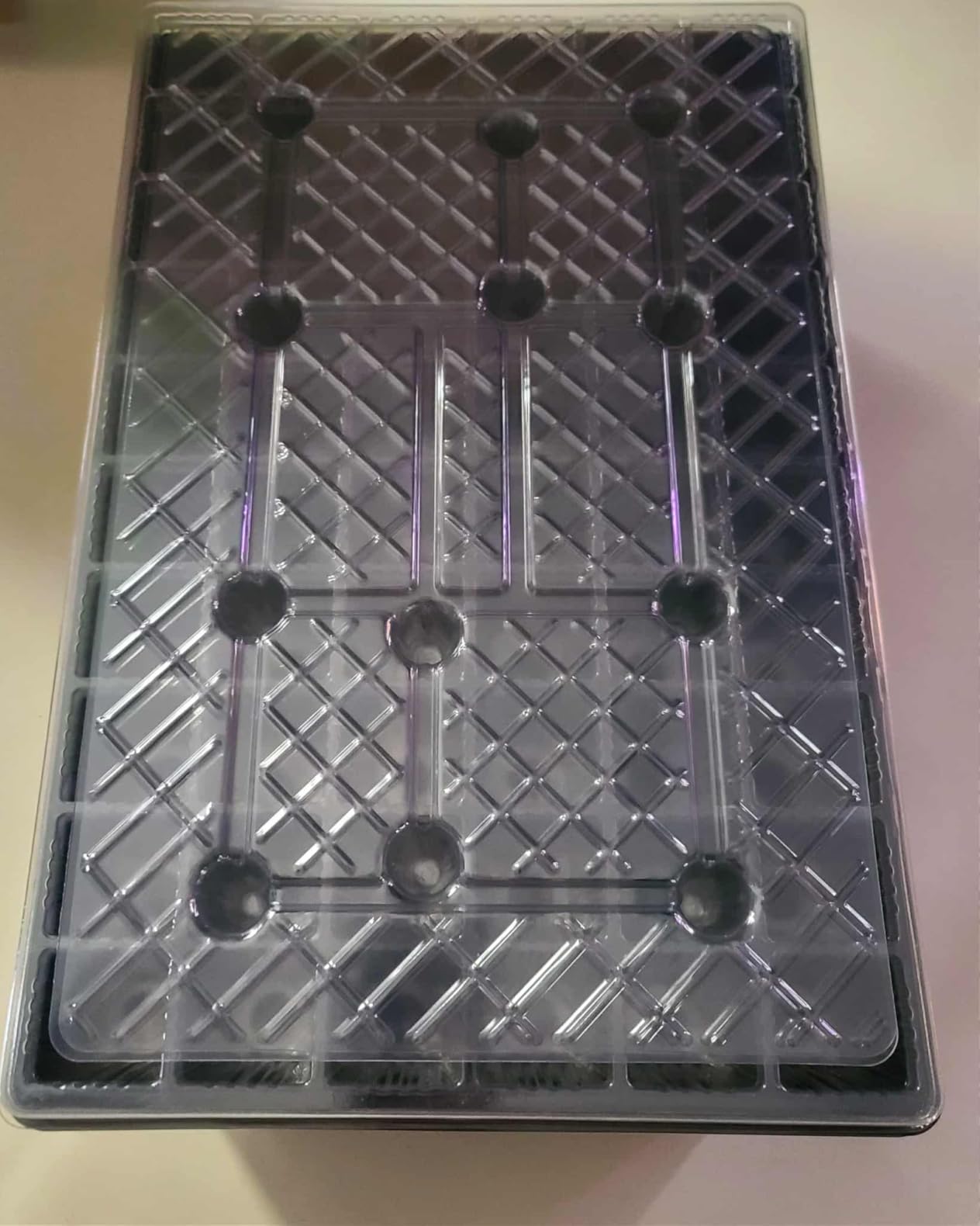 120-Cell Self-Watering Seed Starter Tray with Grow Light, Indoor Seed Starting Kit Trays with Heat Mat, Adjustable Brightness Plant Germination Trays Growing Kit with 4.13