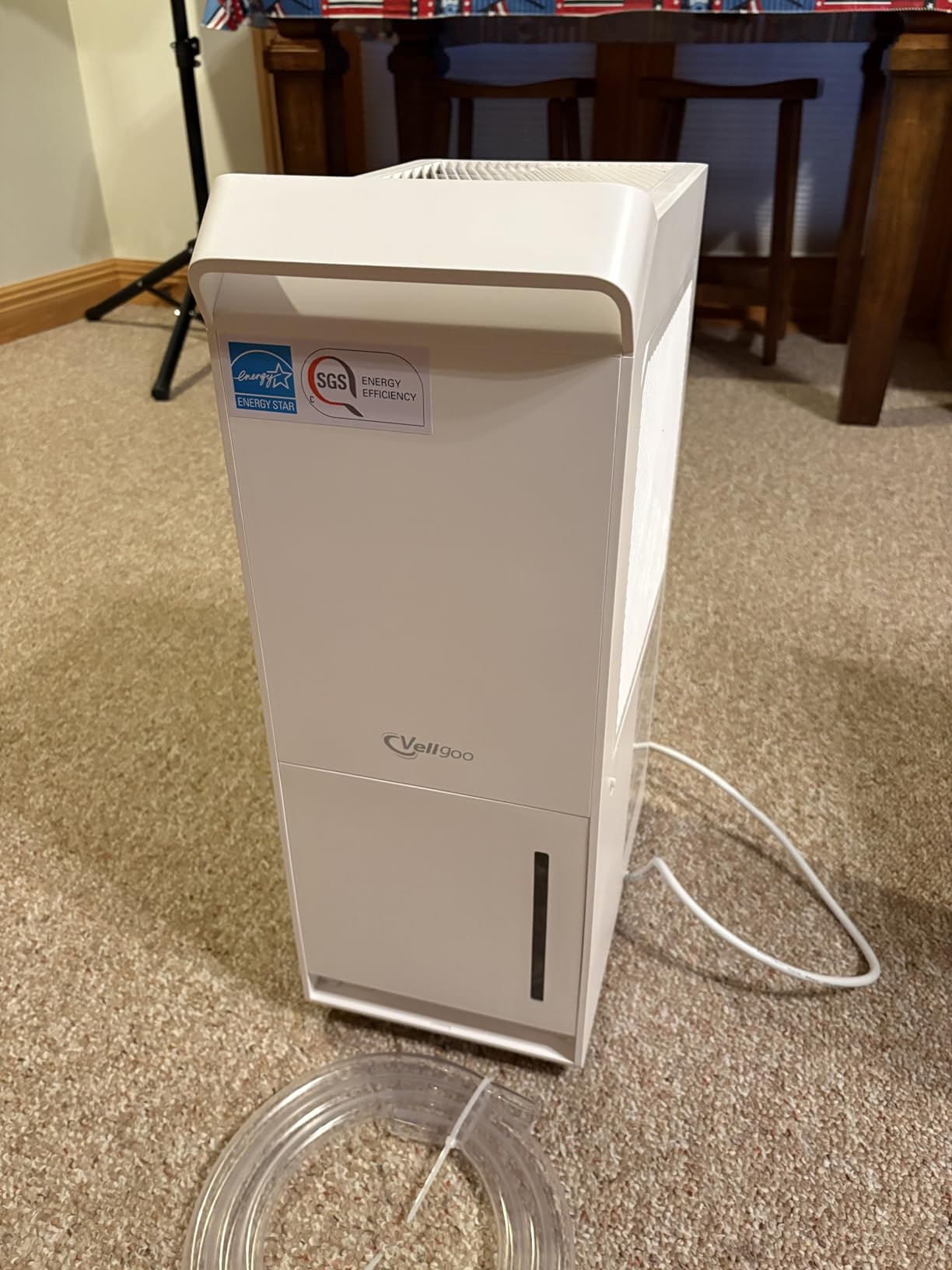 4,500 Sq.Ft Energy Star Most Efficient 2025 Dehumidifier,Vellgoo Max 80 Pint/D Dehumidifier for Basement with Drain Hose, Smart Humidity Control, for Home, Bathroom, Garage customer photo 1