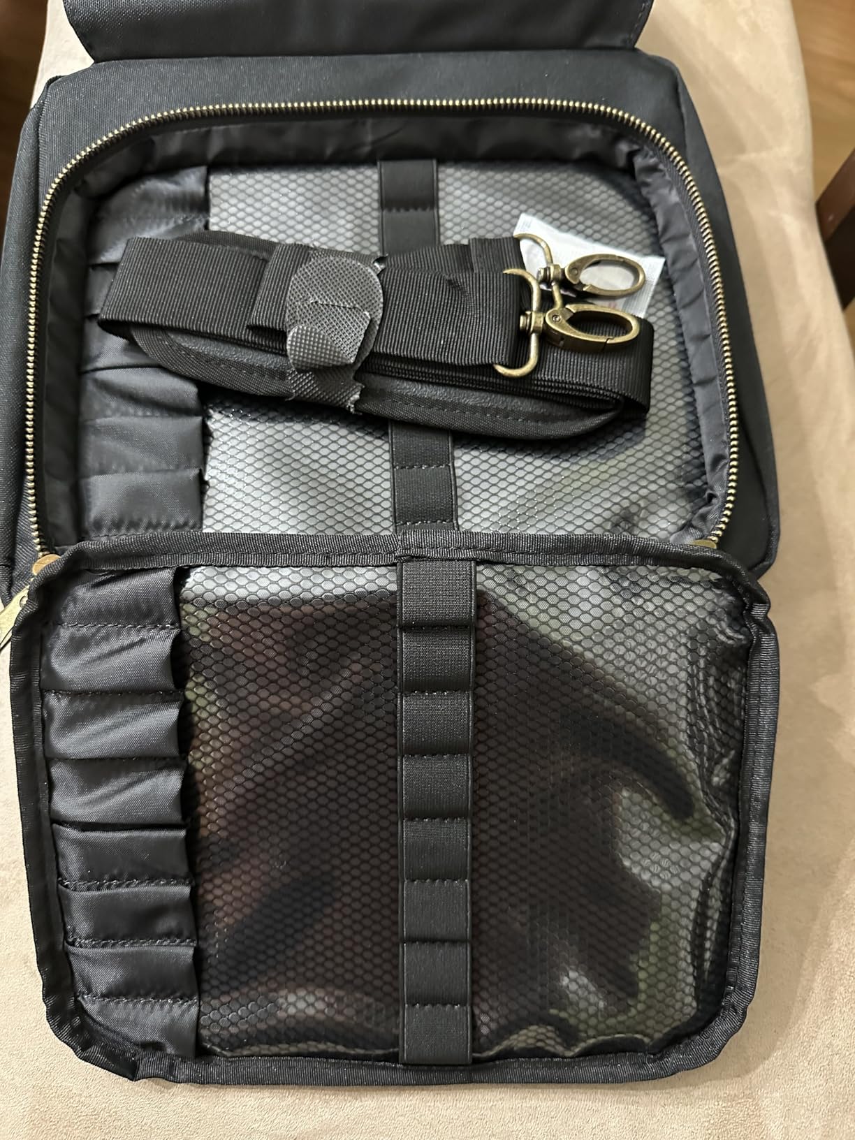 ENHANCE Miniature Paint Carrying Case - Painting Case with Slots for 60 Paints, 16 Paint Brushes - Paint Organizer Case with Gallery Display for Paints, Removable Paint Pad, Wrist Strap customer photo 1