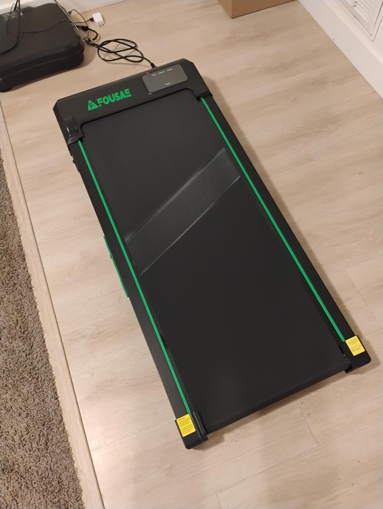 Walking Pad Treadmill, 6.2MPH Under Desk Walking Pad with 10% Incline, Treadmills for Home with Double Frame, 2.75HP Brushless Drive, 12 HIIT Programs, Remote Control, 350LBS Capacity customer photo 2