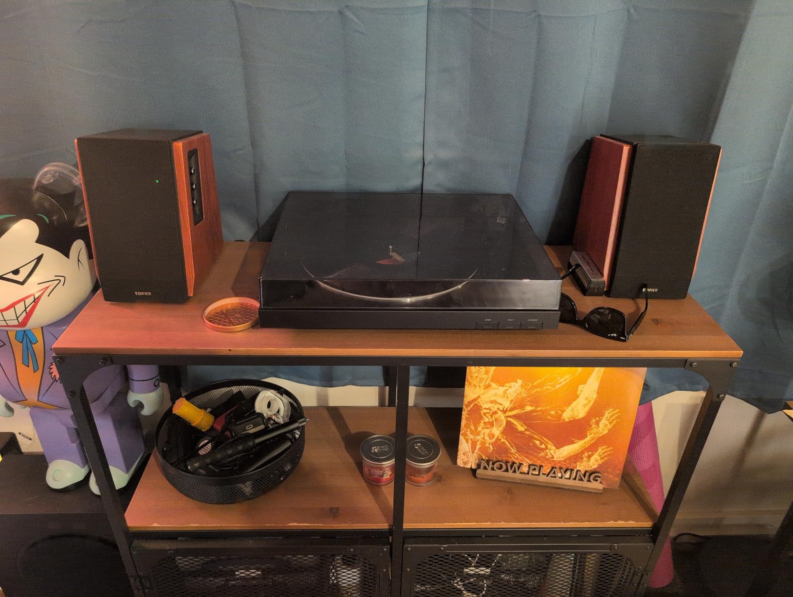 PS-LX3BT Wireless Bluetooth Turntable (2026 Model) : Fully Automatic Belt Drive Vinyl Record Player with Built-in Phono EQ, Black customer photo 2