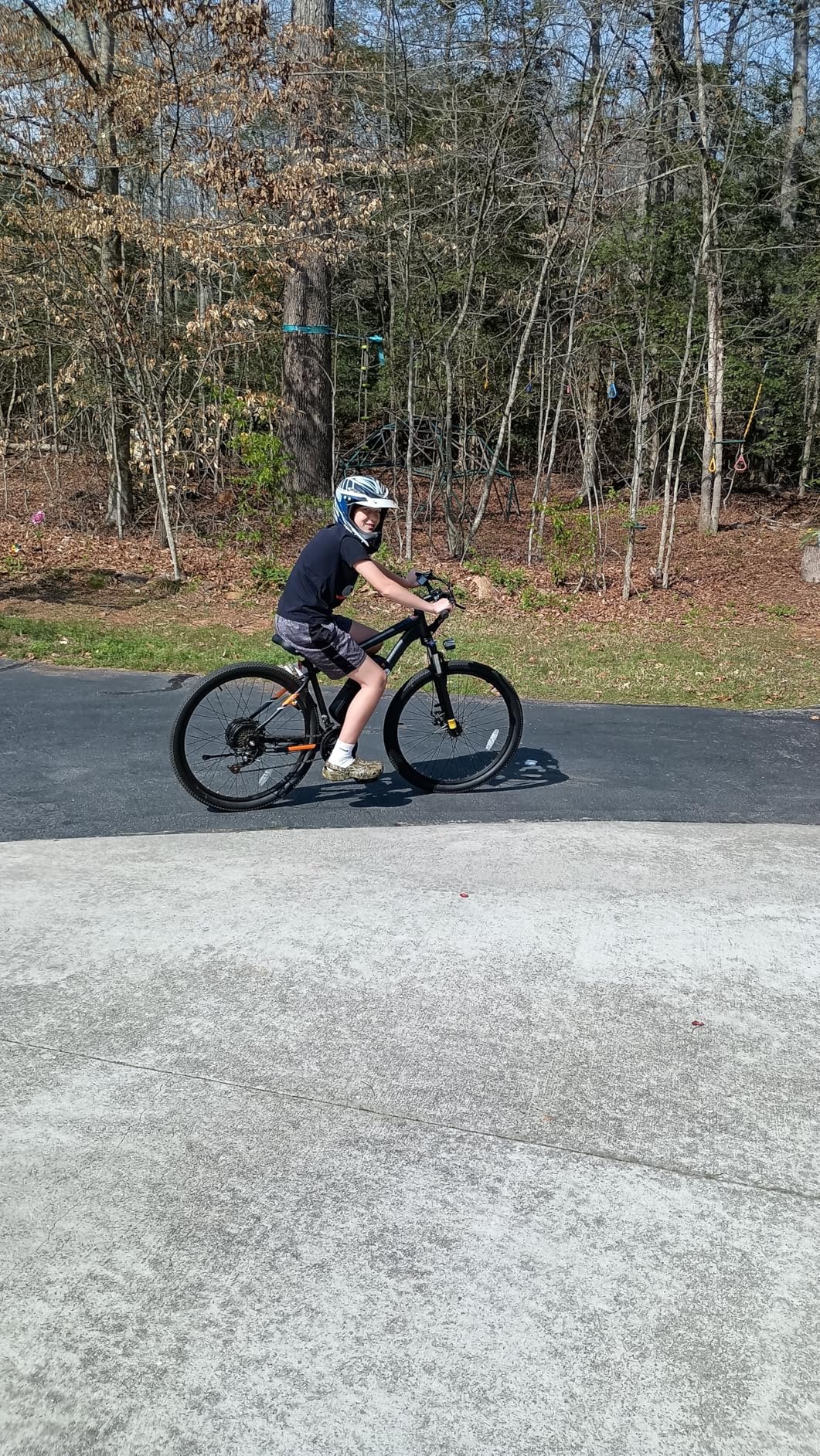 Qlife Electric Bike for Adults/Teens Racer-28MPH 21-Speed Peak 1200W Brushless Motor Adult Electric Bicycles, 48V 10.4Ah Removable Battery Mountain Ebike, Up to 55 Miles, 27.5X2.1 Tire E Bike customer photo 1