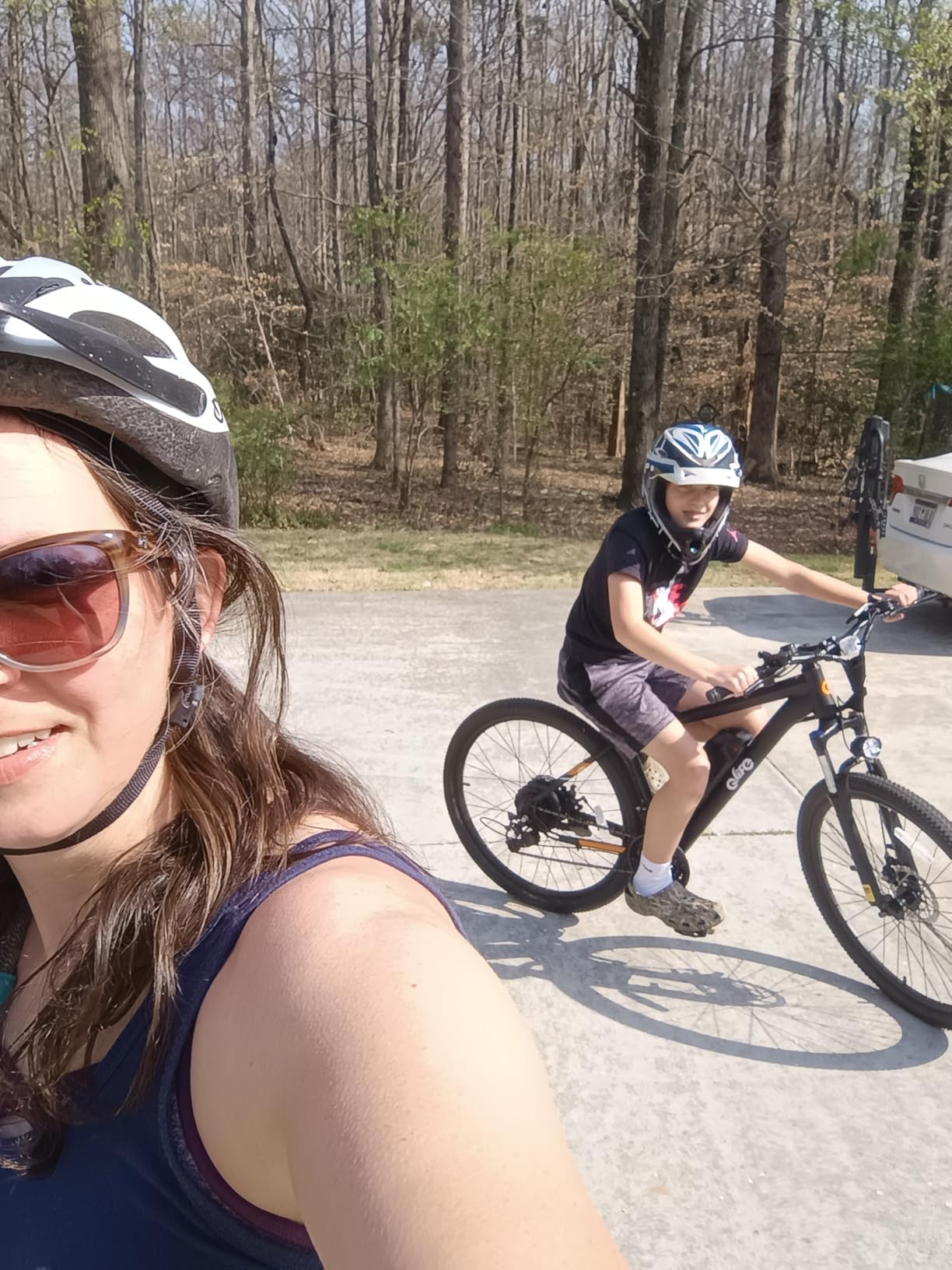 Qlife Electric Bike for Adults/Teens Racer-28MPH 21-Speed Peak 1200W Brushless Motor Adult Electric Bicycles, 48V 10.4Ah Removable Battery Mountain Ebike, Up to 55 Miles, 27.5X2.1 Tire E Bike customer photo 2