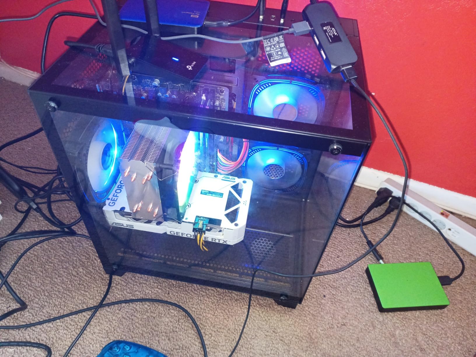 LXZ Gaming PC Desktop Computer - Ryzen 5 5500, Radeon RX 6500XT 4GB, 16GB DDR4 RAM, 512GB NVME SSD, Prebuilt Tower PC for Home & Office Work Every Day Use (White) customer photo 1